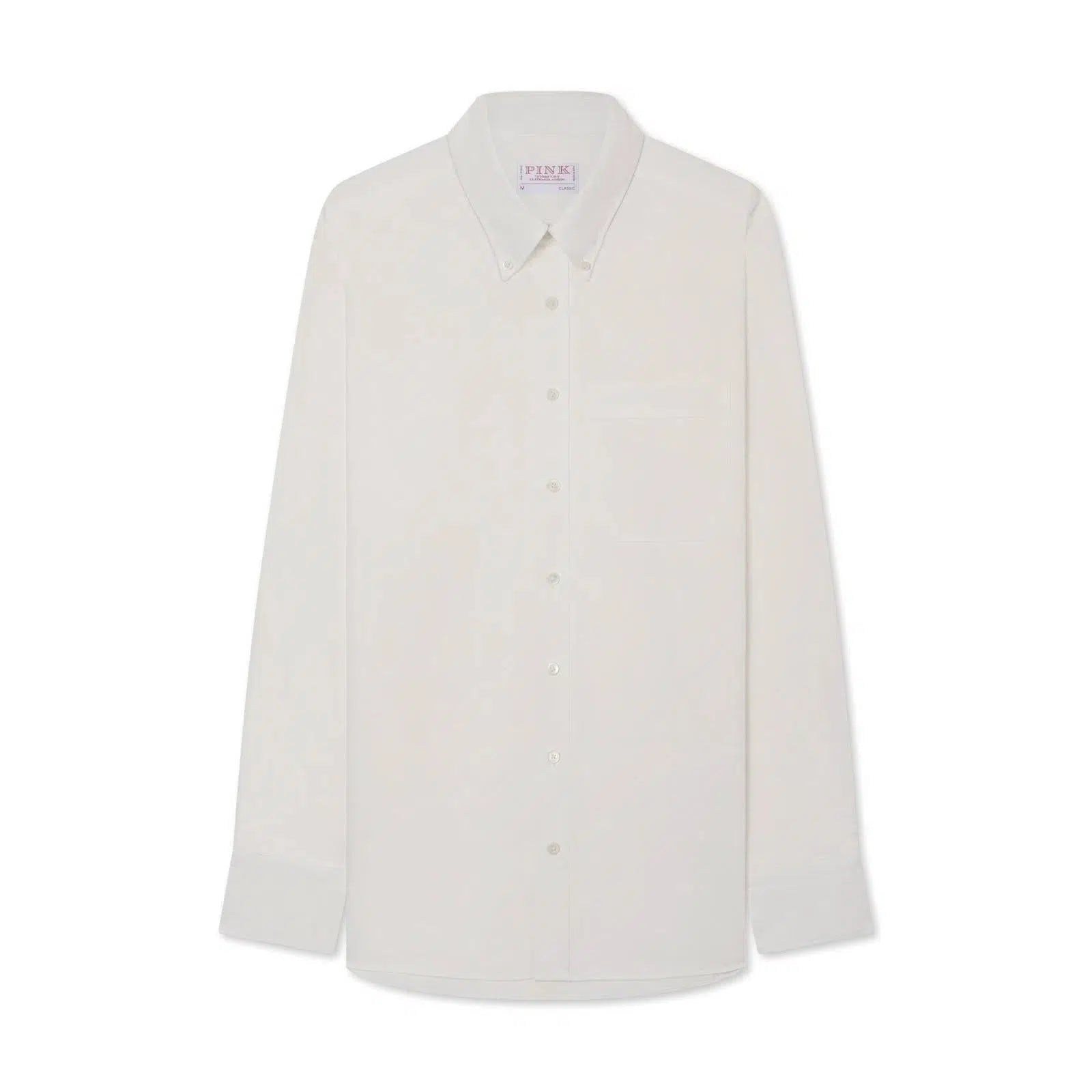 Thomas Pink Classic Fit Smart Casual Cotton Oxford Shirt-MALFORD OF LONDON SAVILE ROW MENSWEAR OUTLET