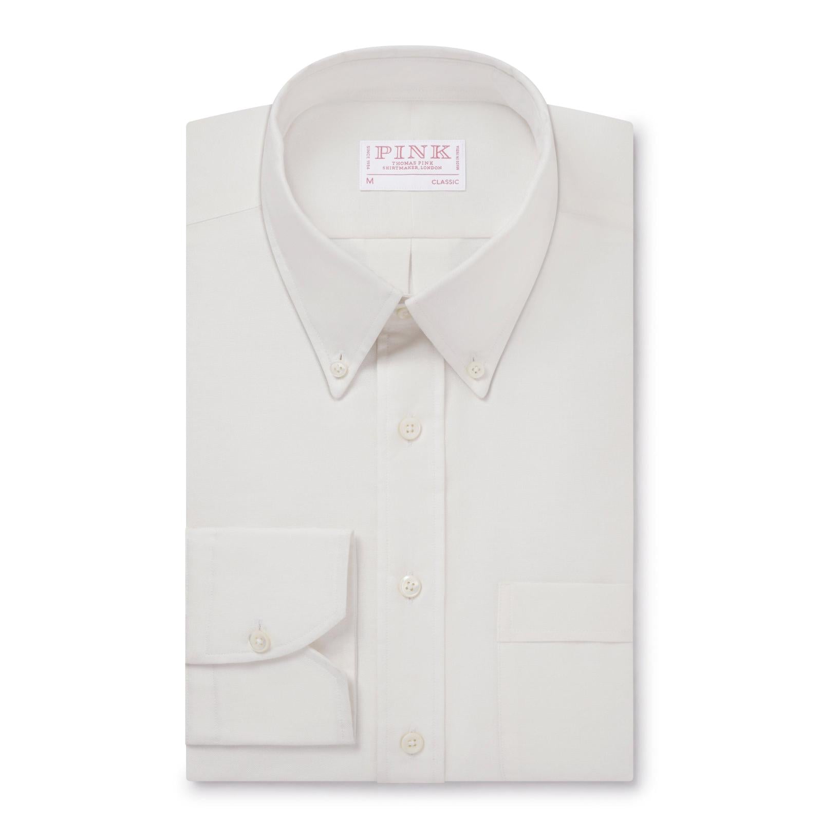 Thomas Pink Classic Fit Smart Casual Cotton Oxford Shirt-MALFORD OF LONDON SAVILE ROW MENSWEAR OUTLET