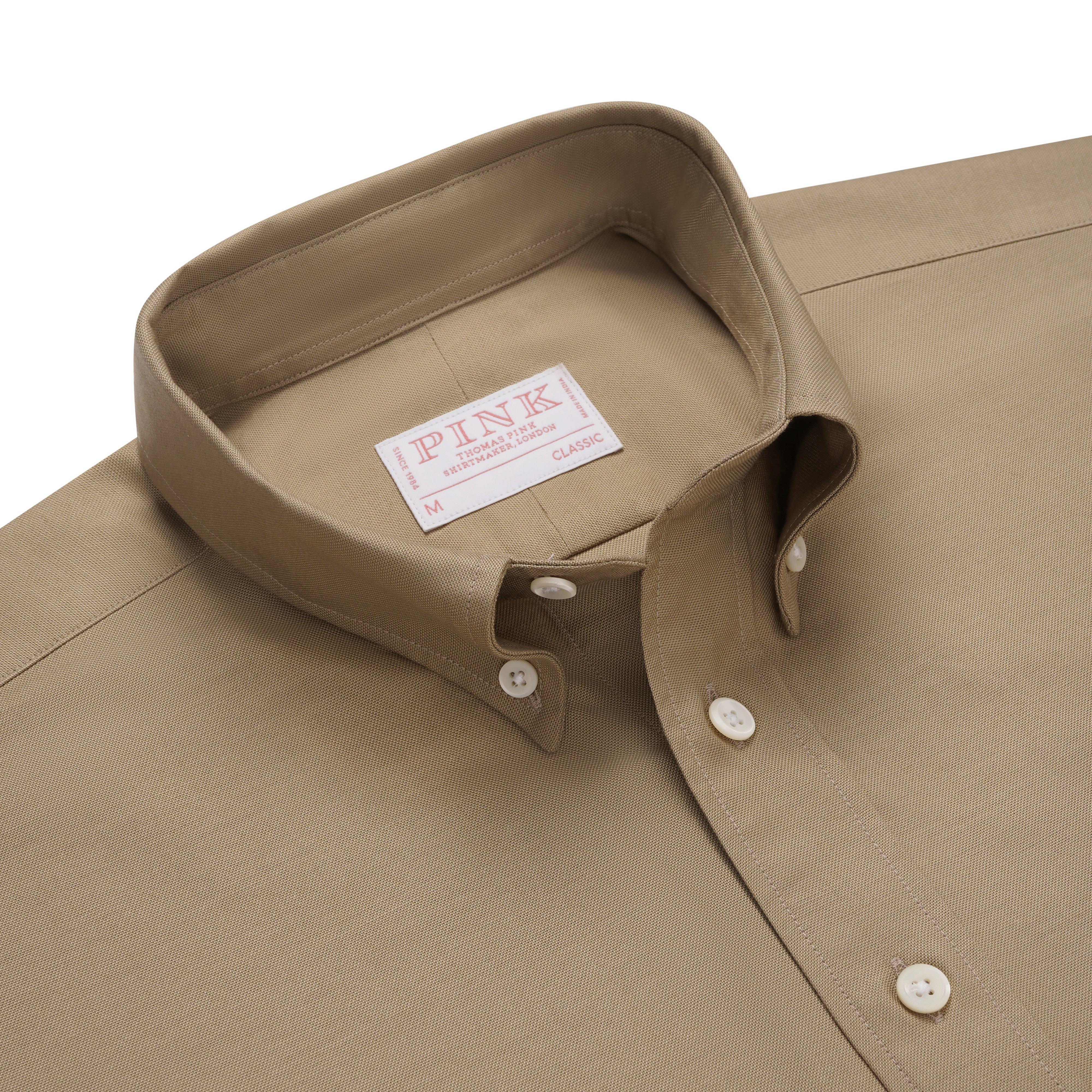 Thomas Pink Classic Fit Smart Casual Oxford Cotton Shirt-MALFORD OF LONDON SAVILE ROW MENSWEAR OUTLET