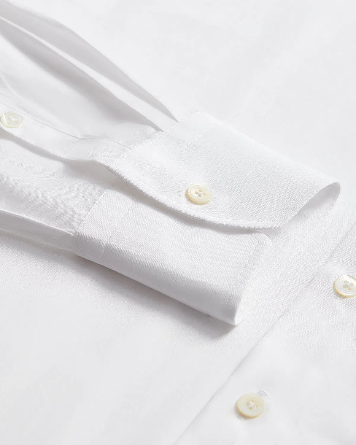 Thomas Pink Plain Poplin Shirt White-MALFORD OF LONDON SAVILE ROW MENSWEAR OUTLET