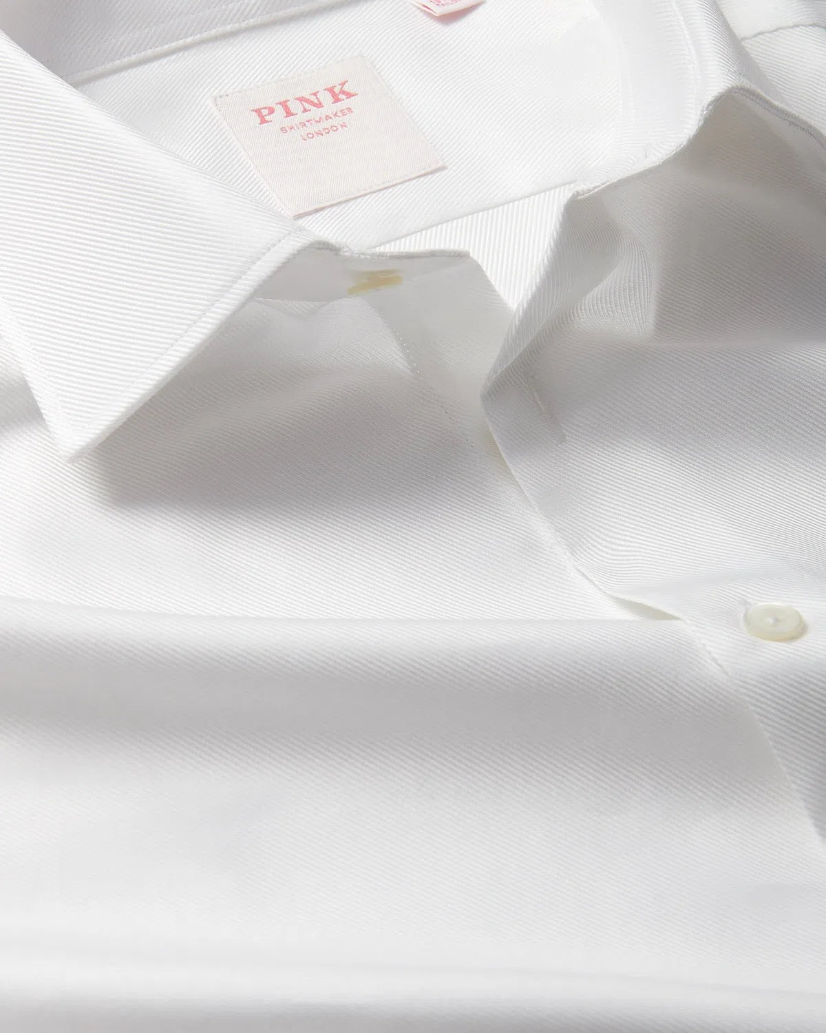 Thomas Pink Royal Twill Shirt White-MALFORD OF LONDON SAVILE ROW MENSWEAR OUTLET