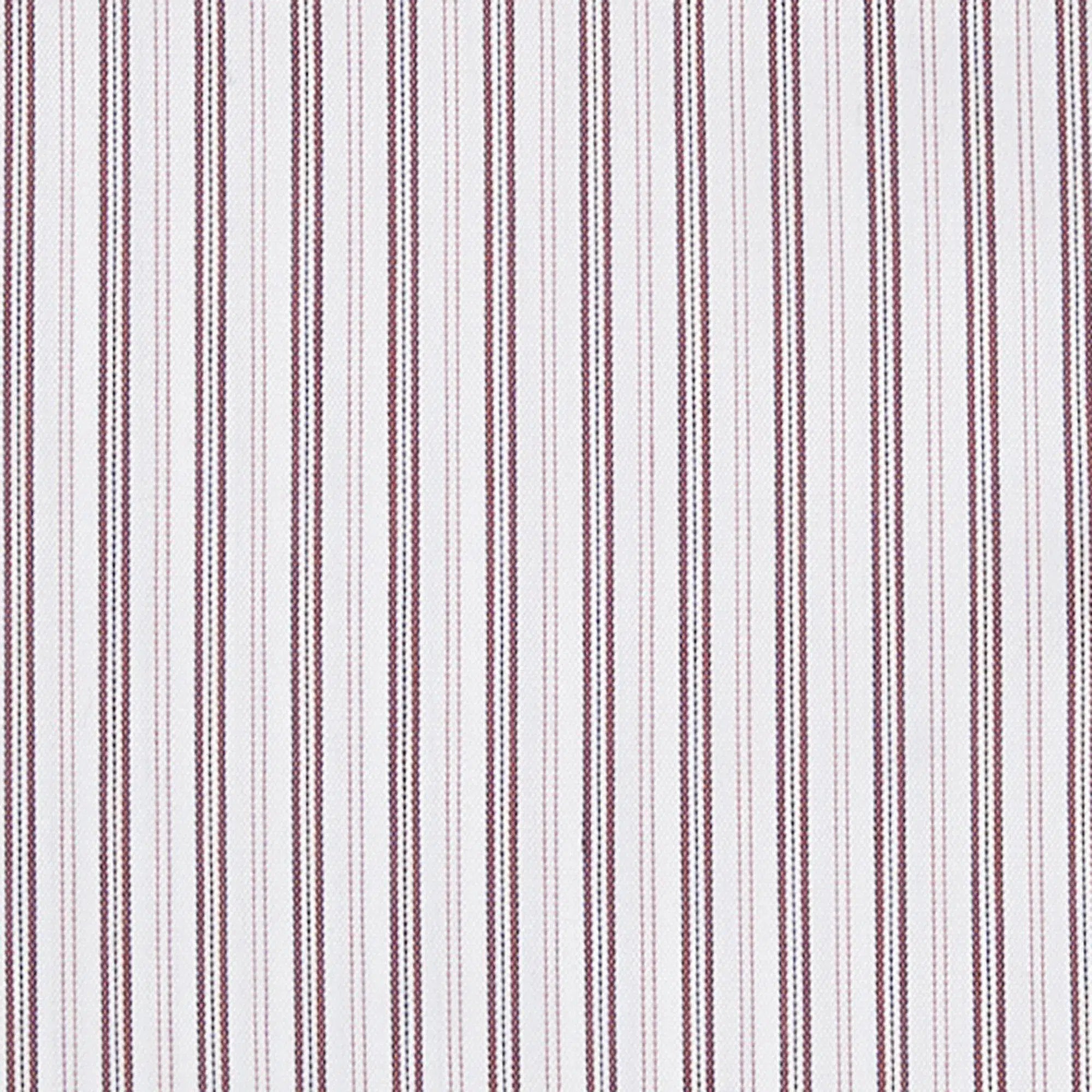 Thomas Pink Shirt Athletic Fit Stretch Poplin Stripe Red Cotton-MALFORD OF LONDON SAVILE ROW MENSWEAR OUTLET