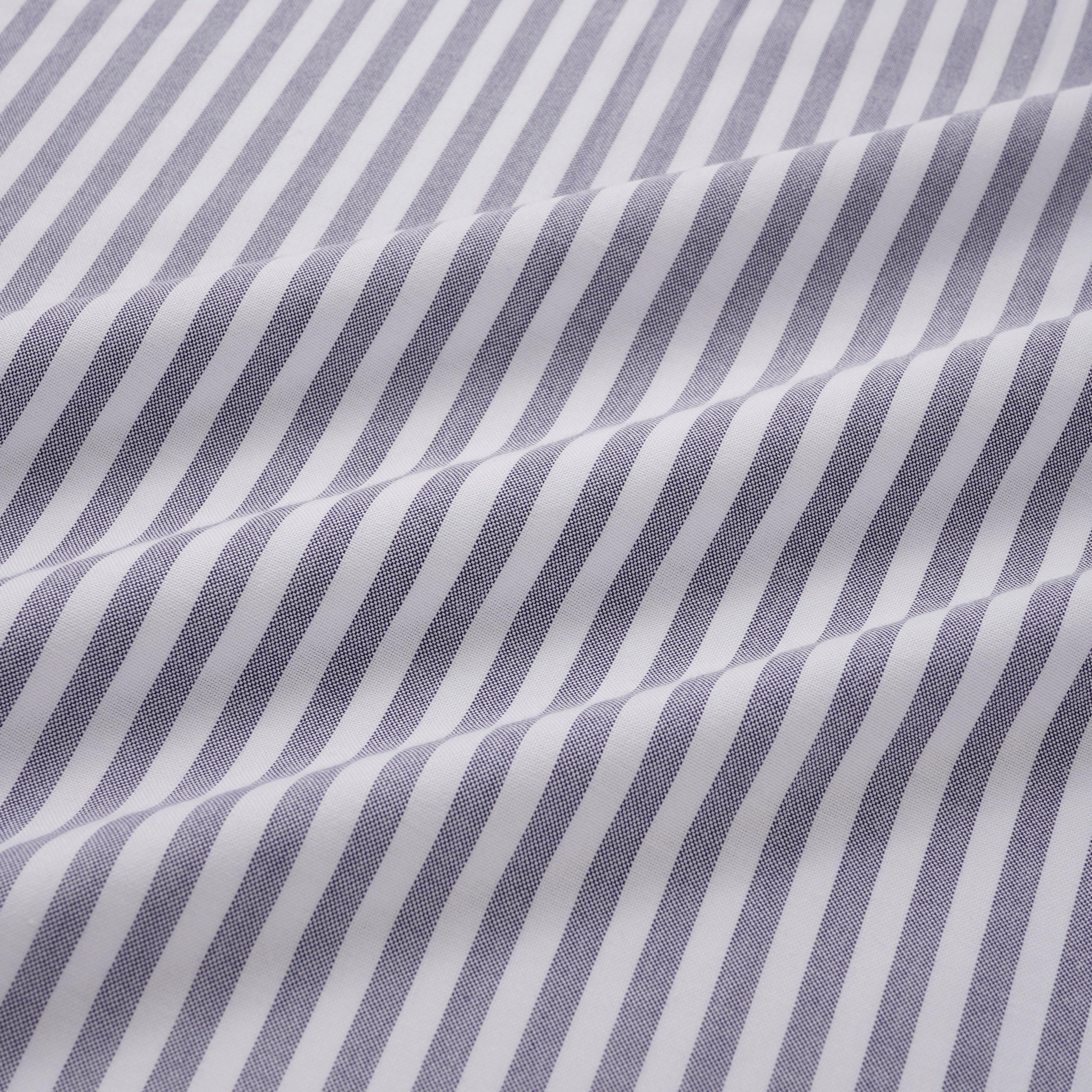 Thomas Pink Shirt Tailored Fit Stripe Blue Cotton-MALFORD OF LONDON SAVILE ROW MENSWEAR OUTLET