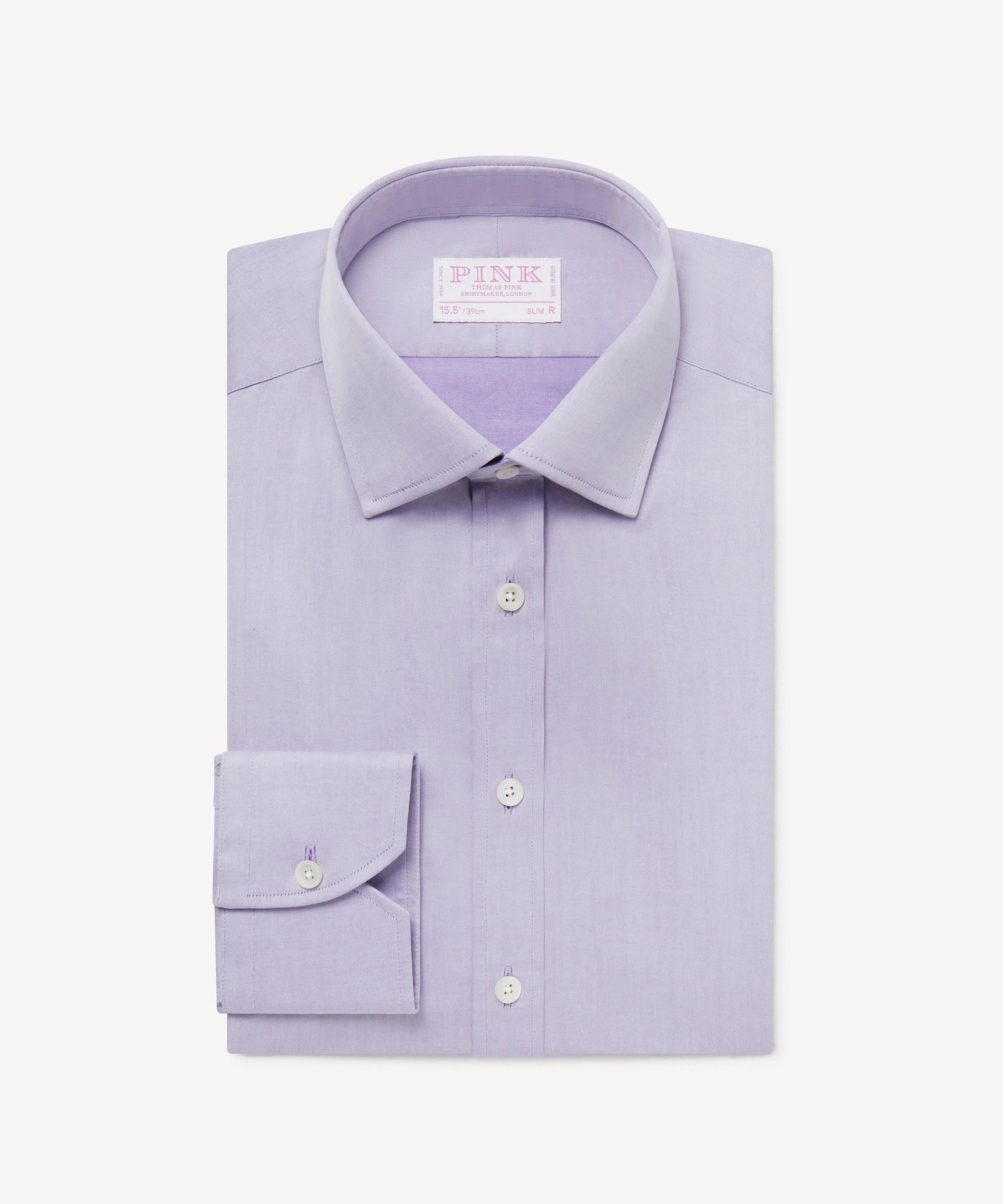 Thomas Pink Slim Fit Formal Chambray Twill Shirt-MALFORD OF LONDON SAVILE ROW MENSWEAR OUTLET