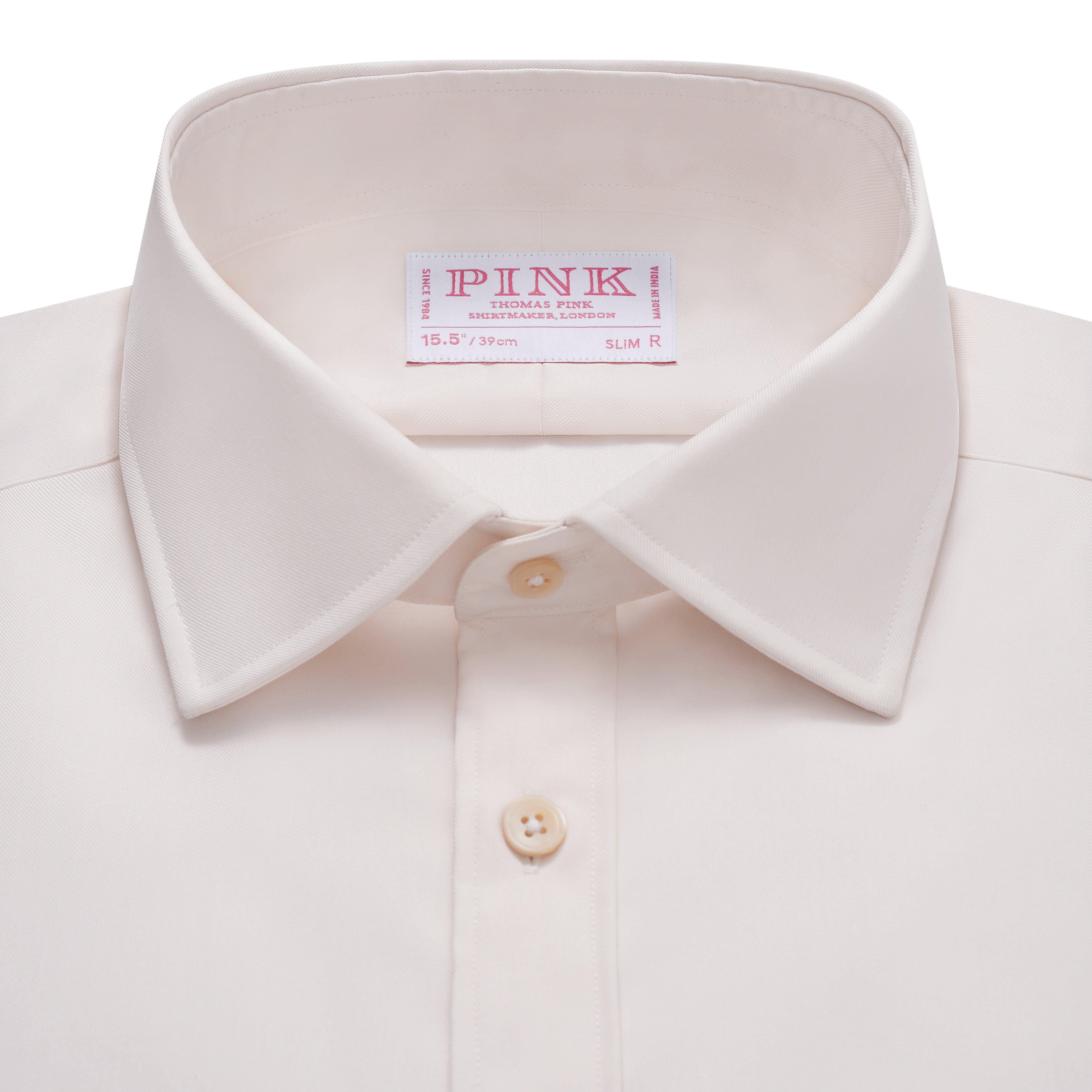 Thomas Pink Slim Fit Formal Cotton Twill Shirt-MALFORD OF LONDON SAVILE ROW MENSWEAR OUTLET