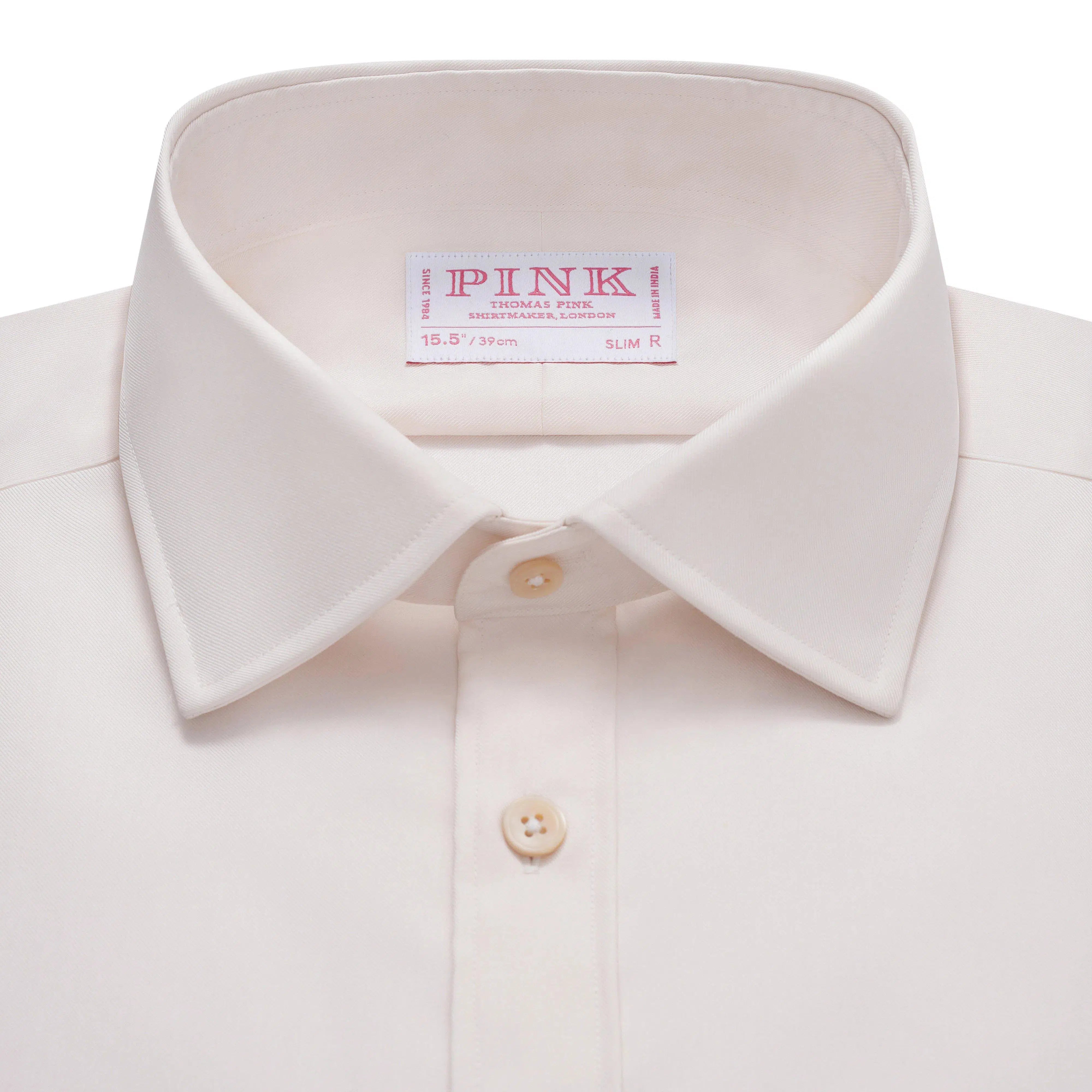 Thomas Pink Slim Fit Formal Cotton Twill Shirt-MALFORD OF LONDON SAVILE ROW MENSWEAR OUTLET