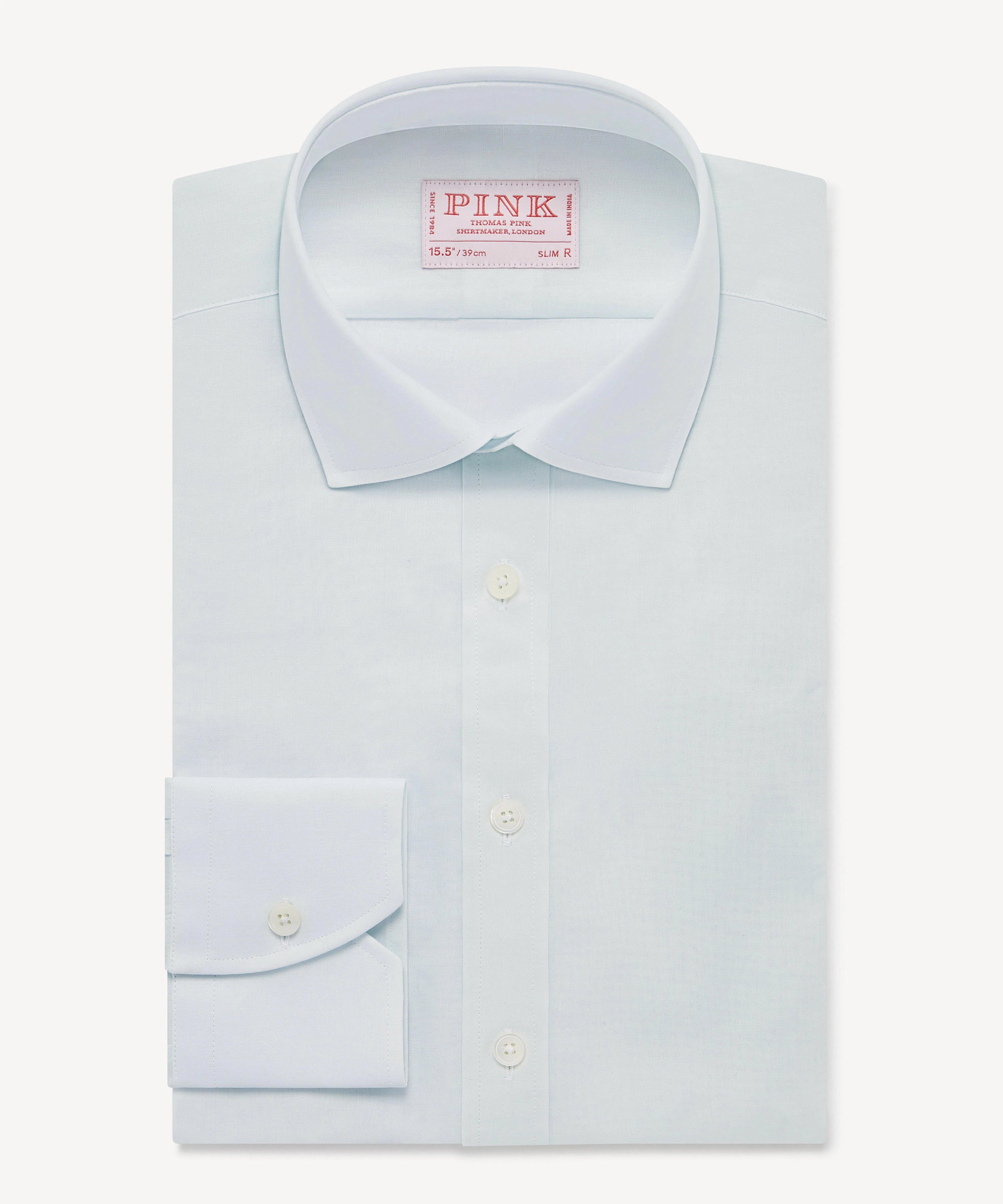 Thomas Pink Slim Fit Formal Cotton Voile Shirt-MALFORD OF LONDON SAVILE ROW MENSWEAR OUTLET