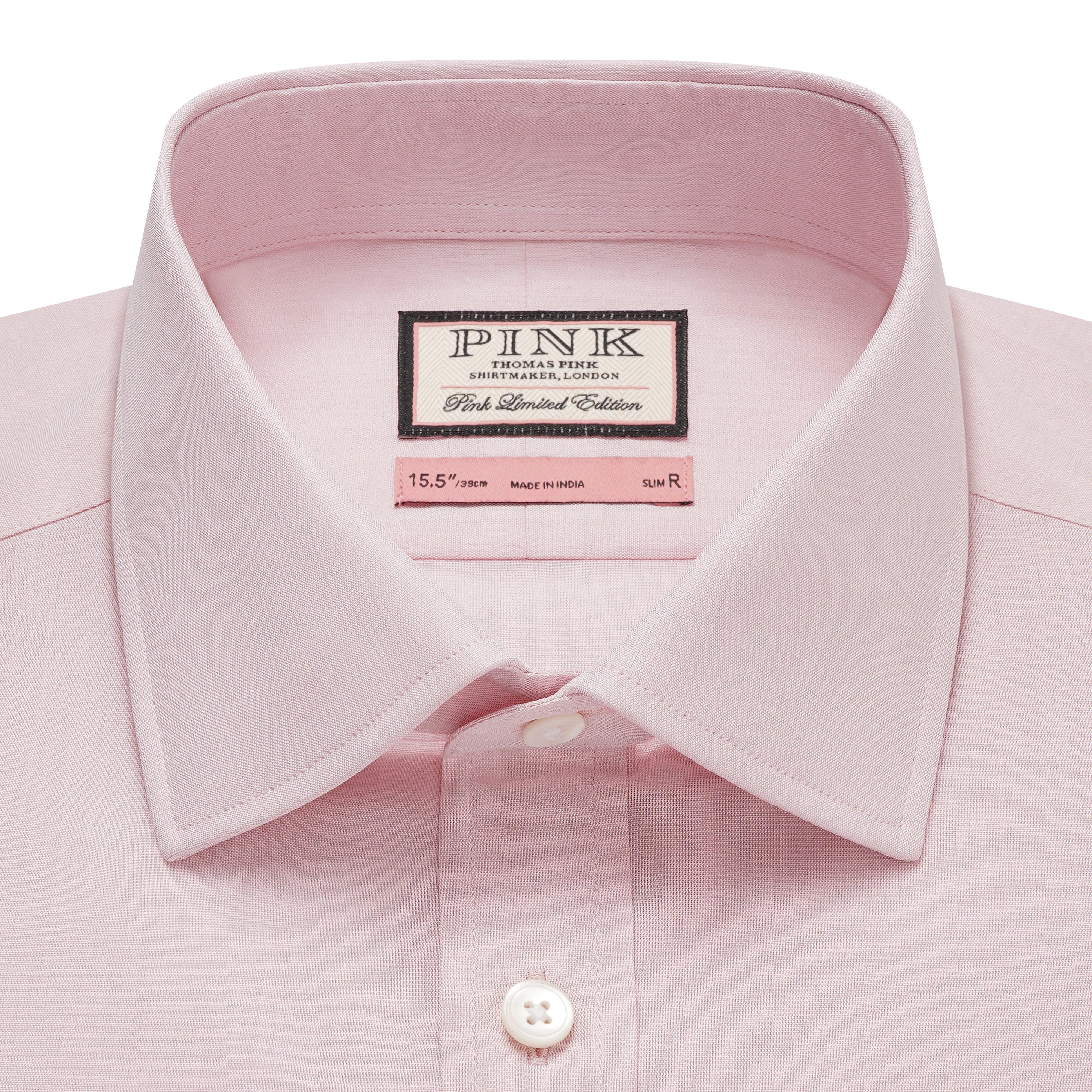 Thomas Pink Slim Fit Formal Dry Voile Shirt-MALFORD OF LONDON SAVILE ROW MENSWEAR OUTLET