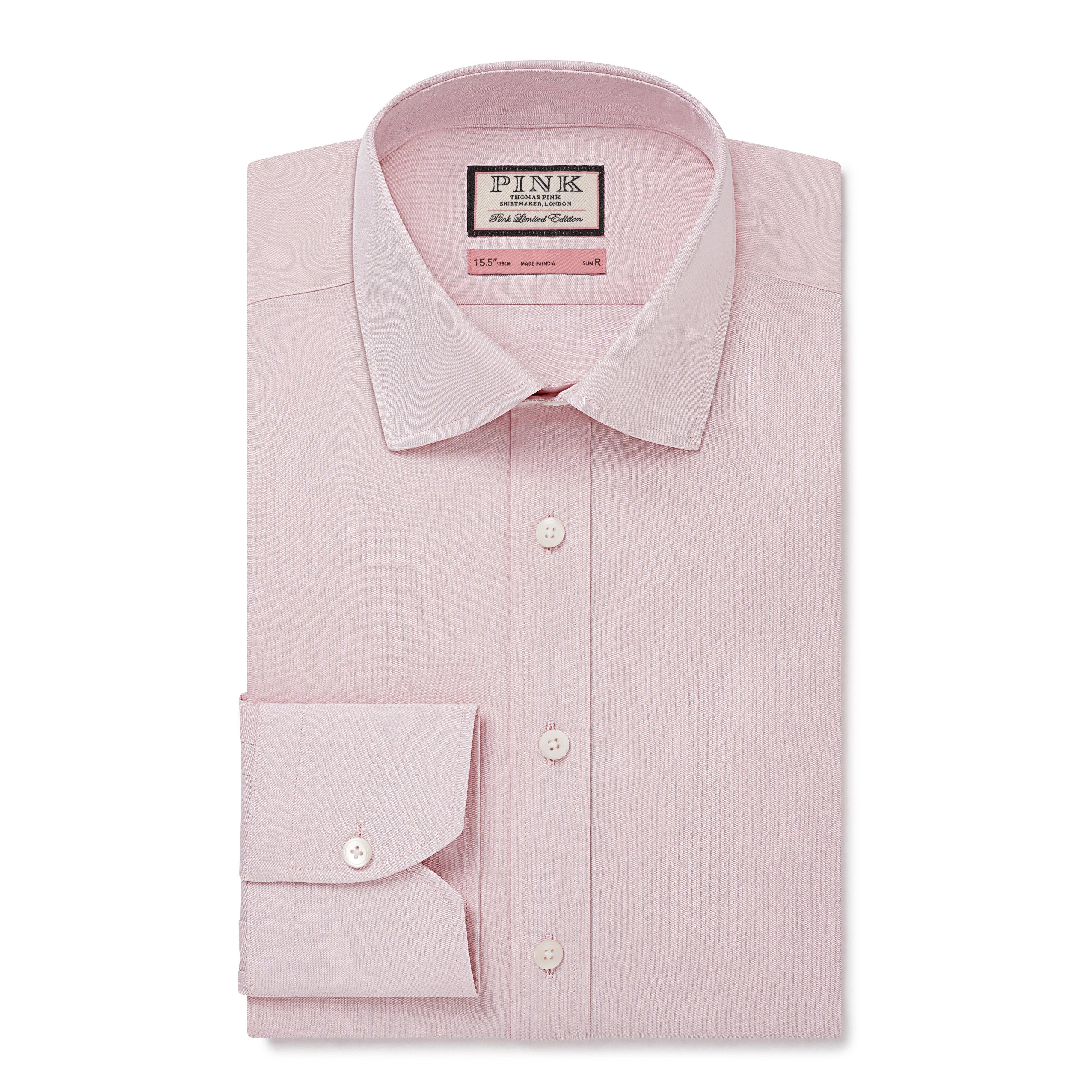 Thomas Pink Slim Fit Formal Dry Voile Shirt-MALFORD OF LONDON SAVILE ROW MENSWEAR OUTLET