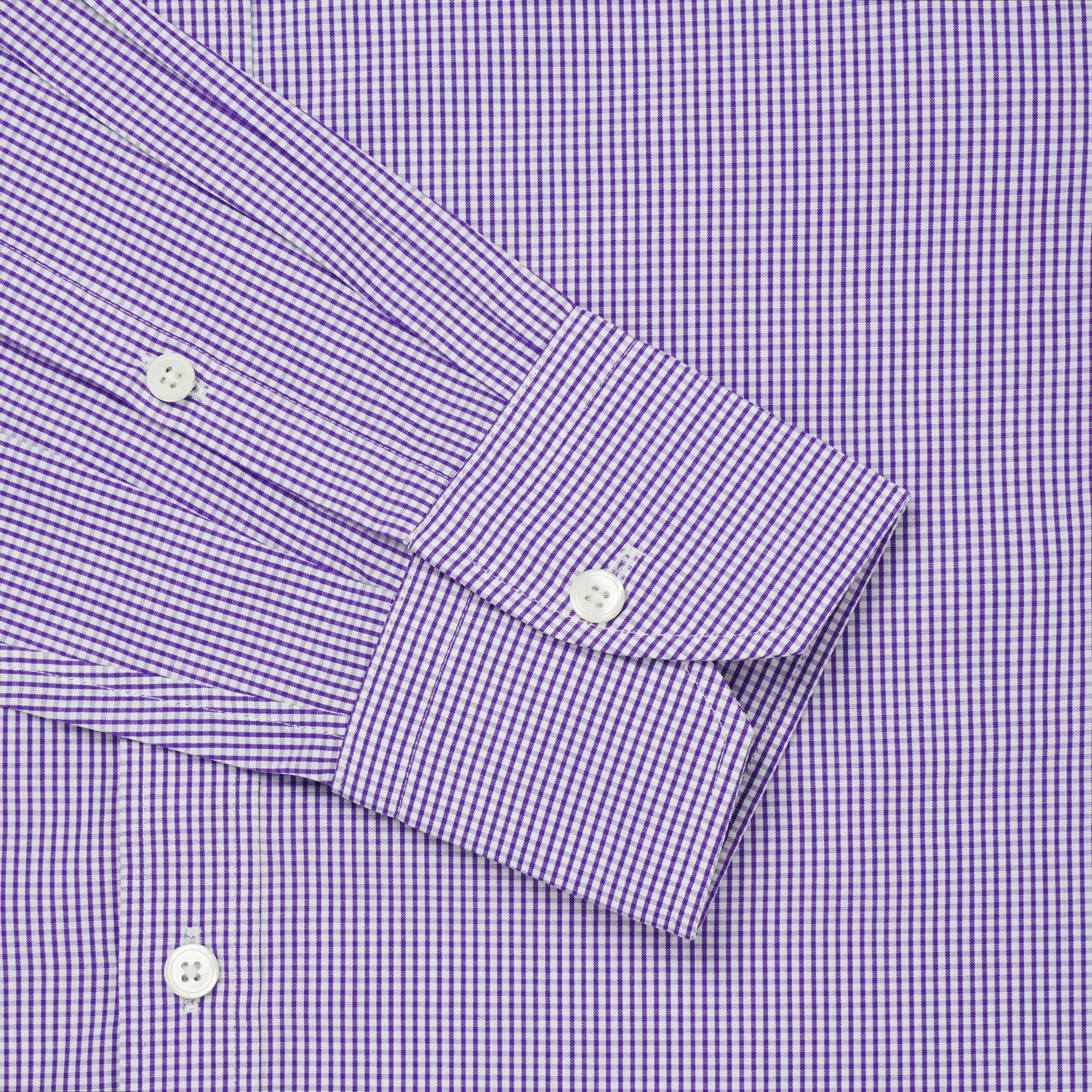 Thomas Pink Slim Fit Formal Fine Stripe Shirt-MALFORD OF LONDON SAVILE ROW MENSWEAR OUTLET