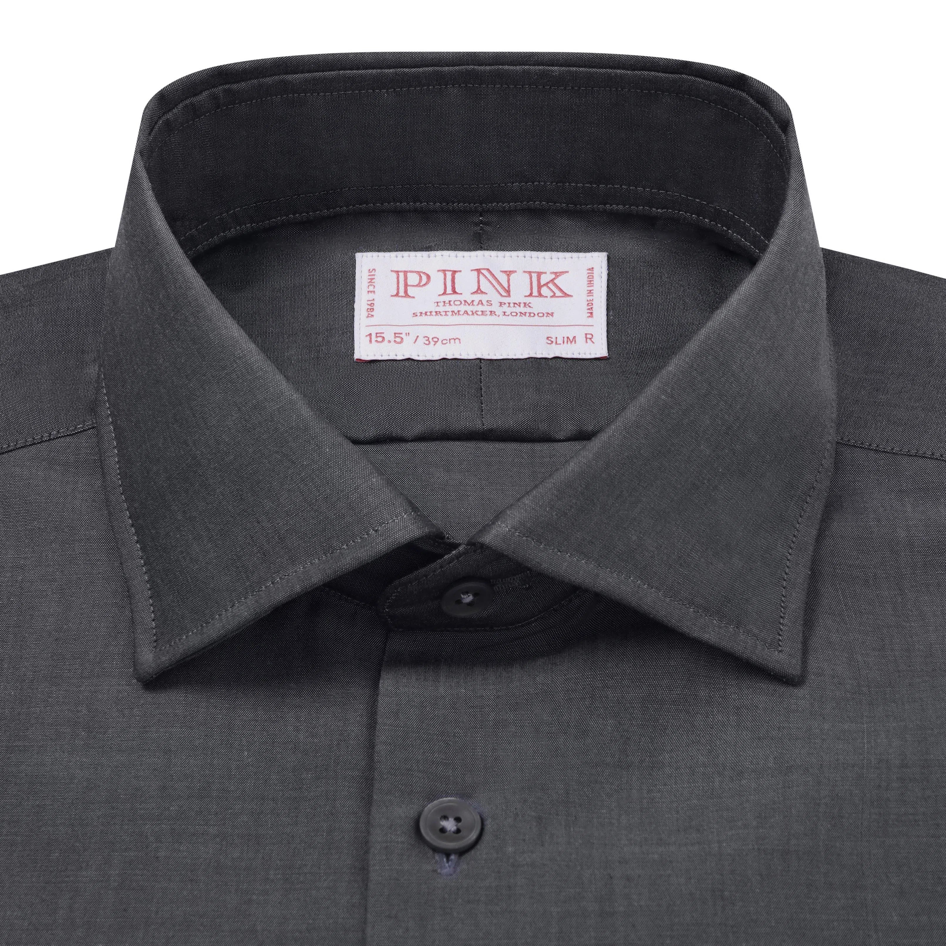 Thomas Pink Slim Fit Formal Lugano Chambray Shirt-MALFORD OF LONDON SAVILE ROW MENSWEAR OUTLET