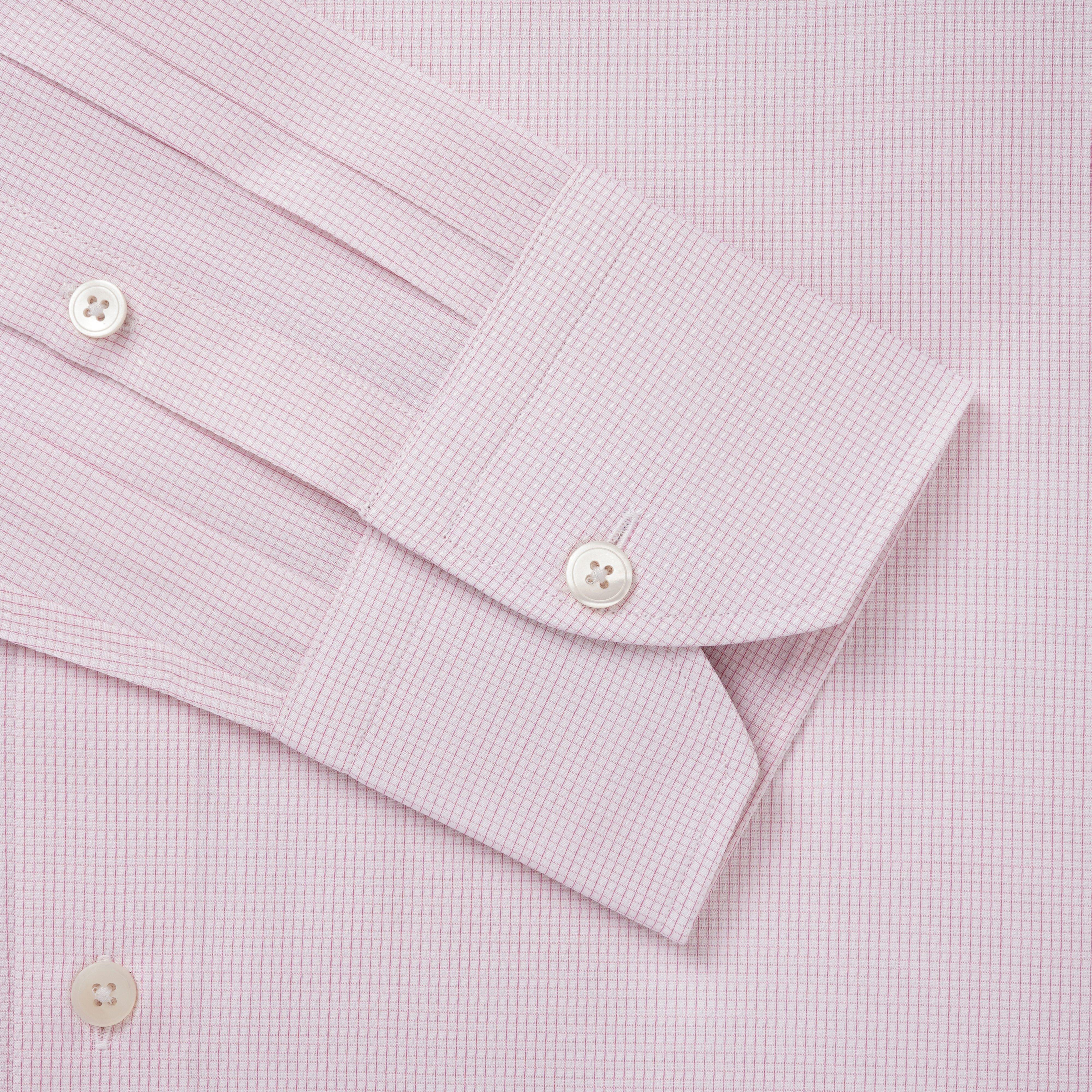 Thomas Pink Slim Fit Formal Mini Graph Check Shirt-MALFORD OF LONDON SAVILE ROW MENSWEAR OUTLET