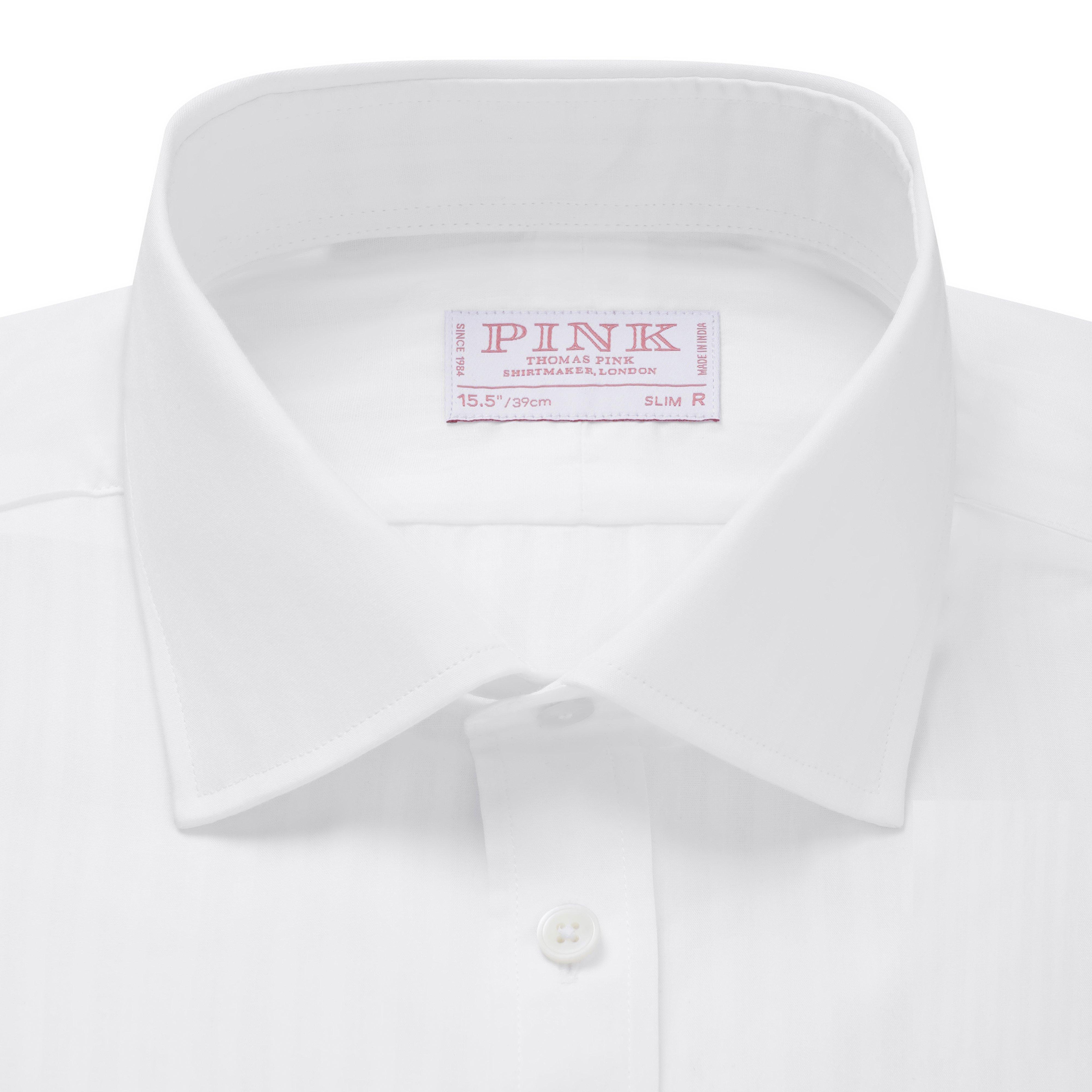 Thomas Pink Slim Fit Formal Mussola Tonal Stripe Shirt-MALFORD OF LONDON SAVILE ROW MENSWEAR OUTLET