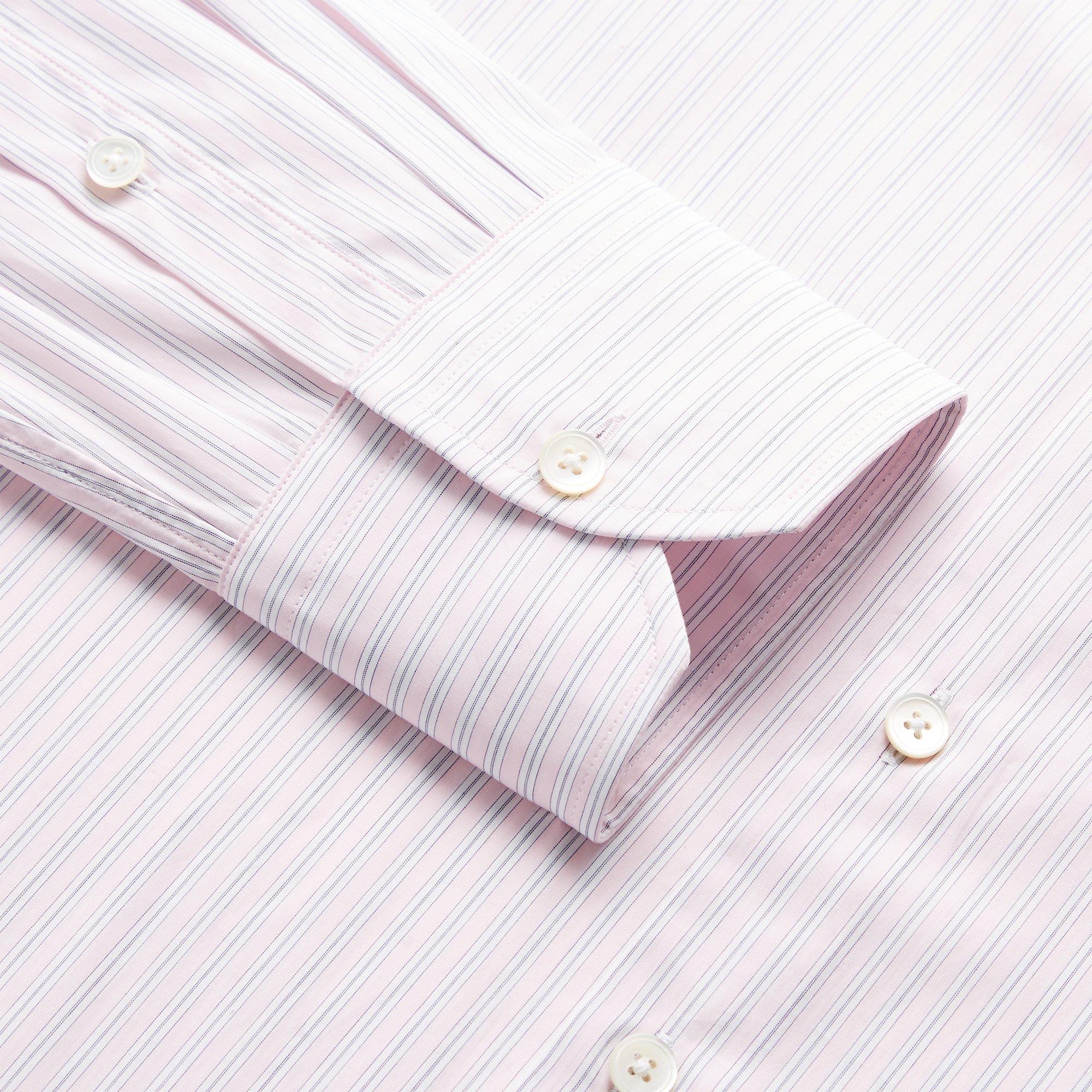 Thomas Pink Slim Fit Formal Piumino Stripe Shirt Pale Pink/White-MALFORD OF LONDON SAVILE ROW MENSWEAR OUTLET