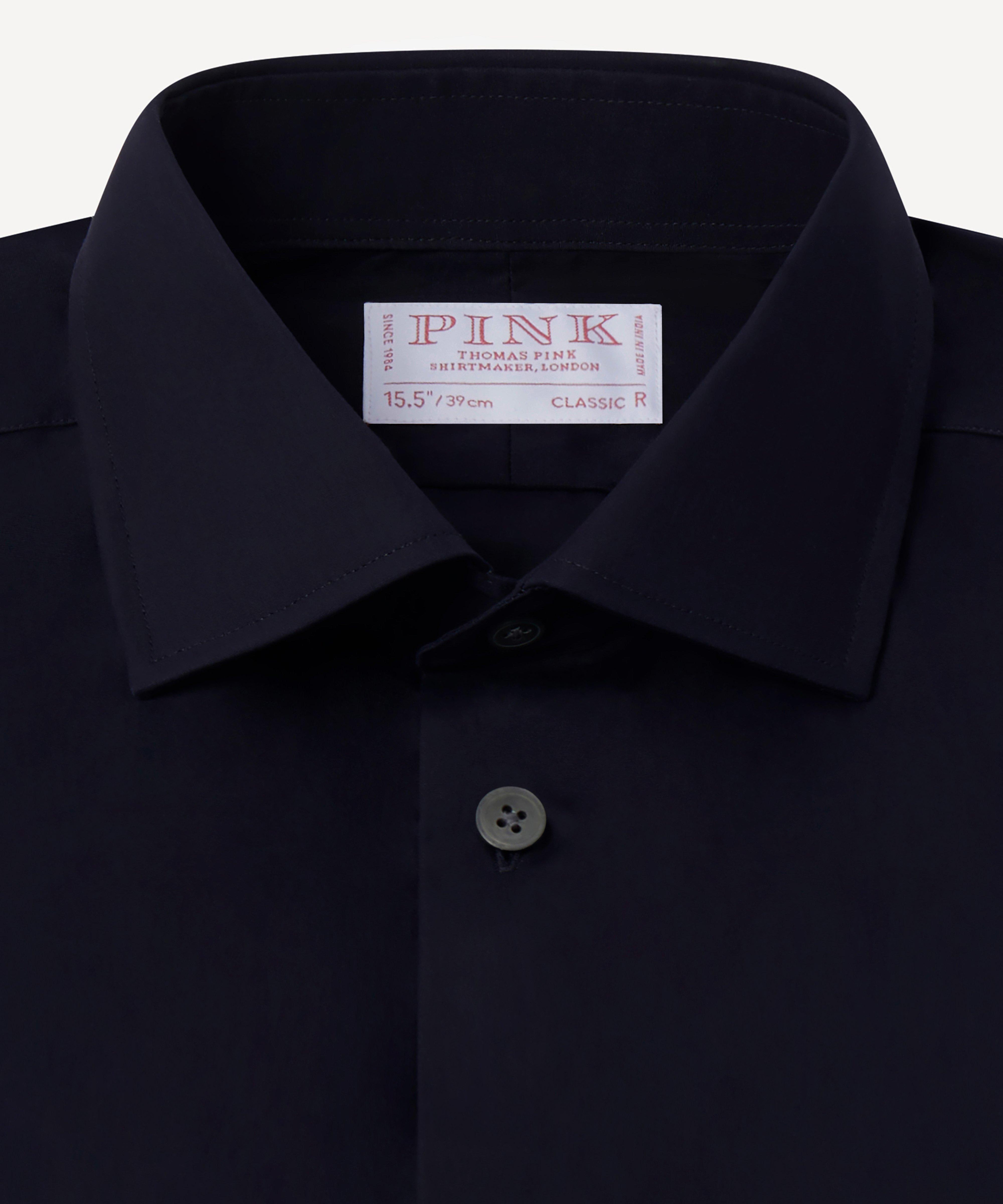 Thomas Pink Slim Fit Formal Ramses Cotton Poplin Shirt-MALFORD OF LONDON SAVILE ROW MENSWEAR OUTLET