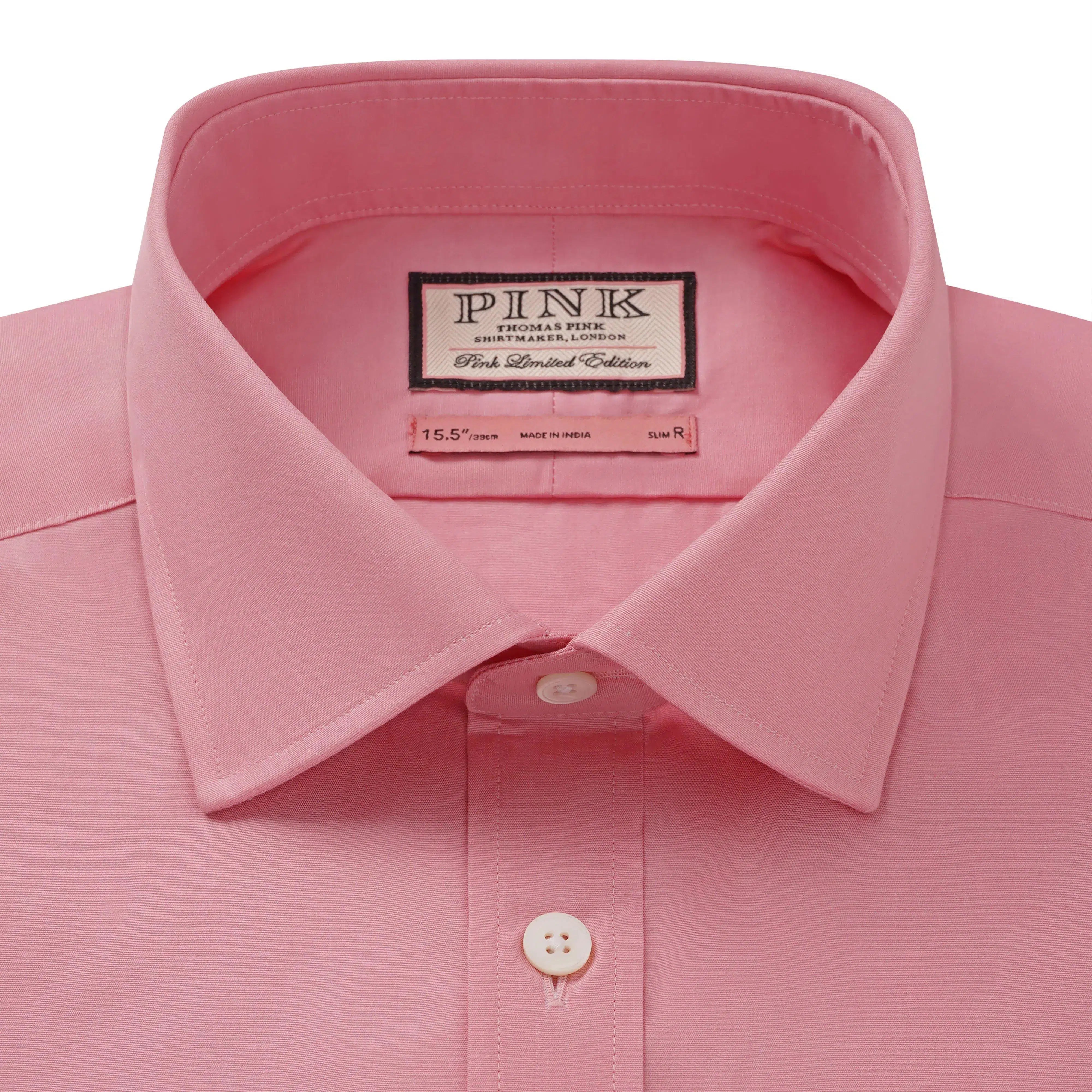 Thomas Pink Slim Fit Formal Ramses Poplin Shirt-MALFORD OF LONDON SAVILE ROW MENSWEAR OUTLET