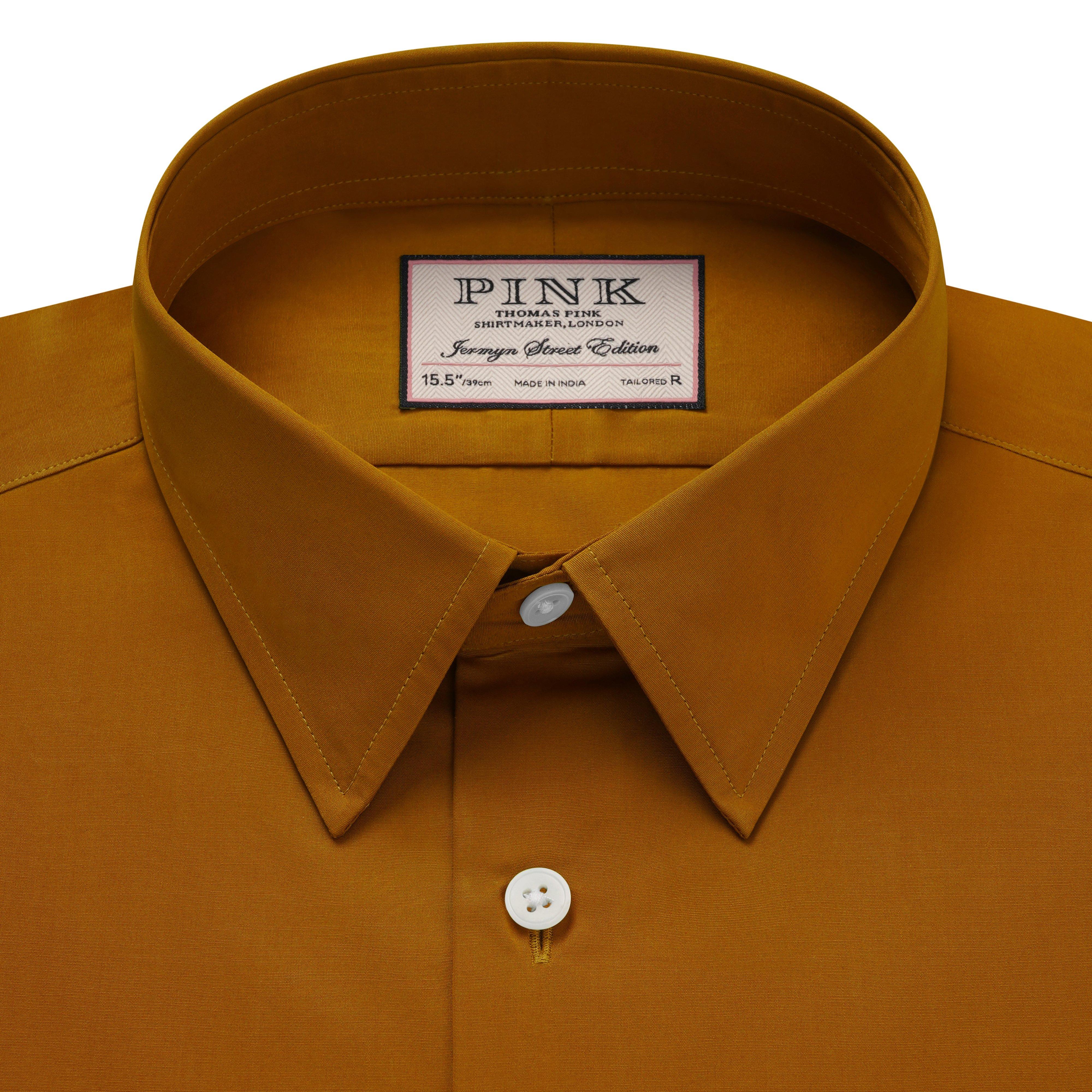 Thomas Pink Slim Fit Formal Solid Colour Shirt-MALFORD OF LONDON SAVILE ROW MENSWEAR OUTLET