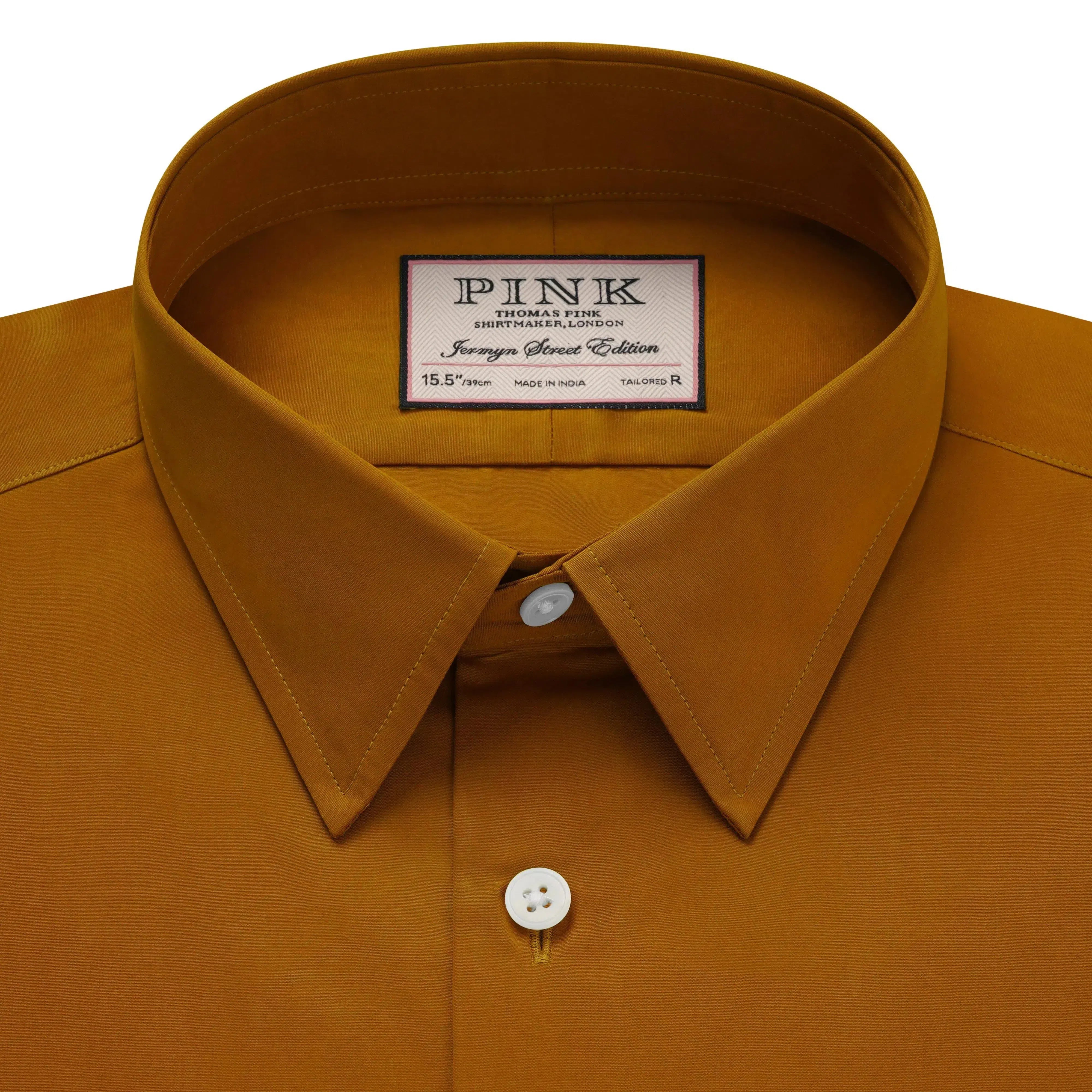 Thomas Pink Slim Fit Formal Solid Colour Shirt-MALFORD OF LONDON SAVILE ROW MENSWEAR OUTLET