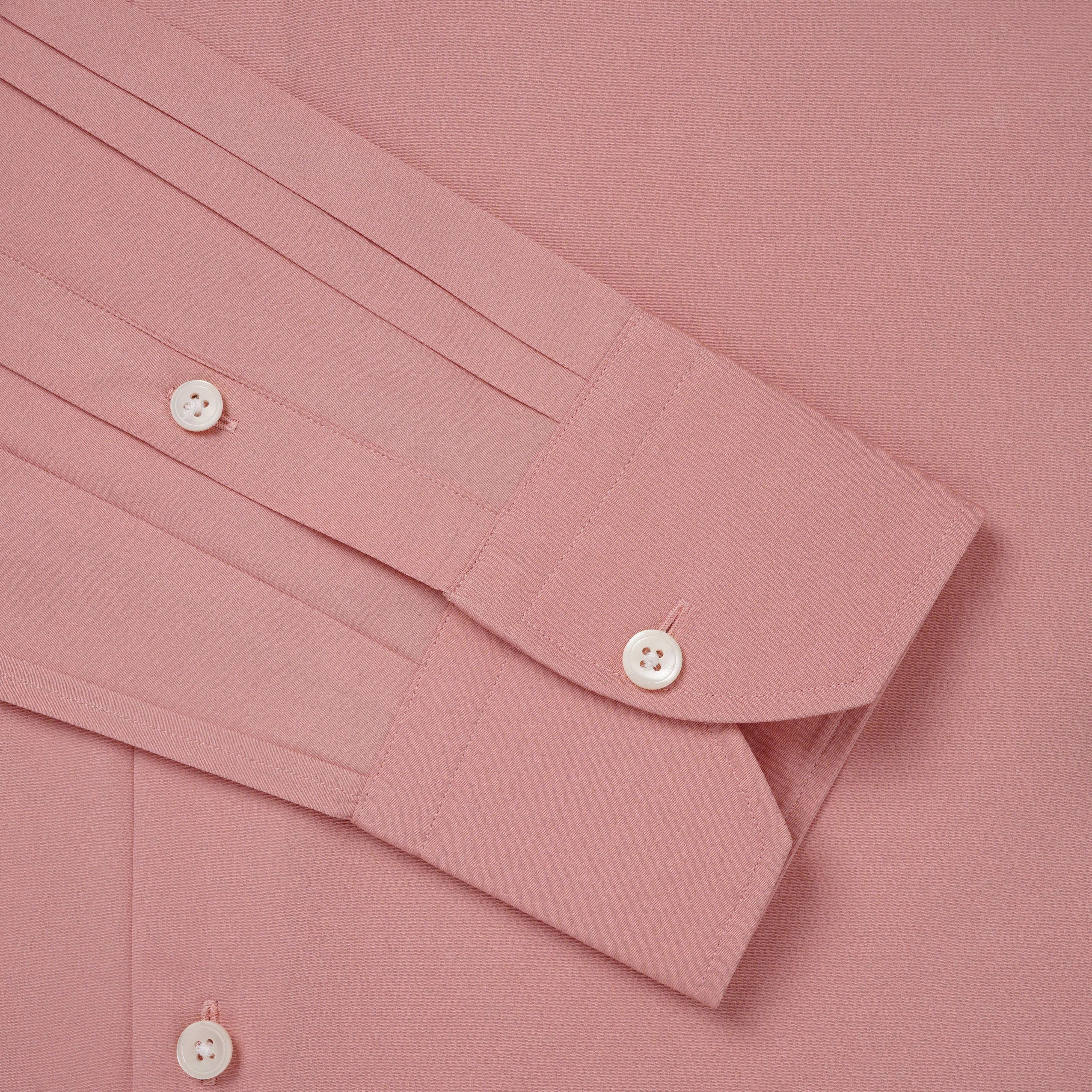 Thomas Pink Slim Fit Formal Solid Colour Shirt Pale Pink-MALFORD OF LONDON SAVILE ROW MENSWEAR OUTLET