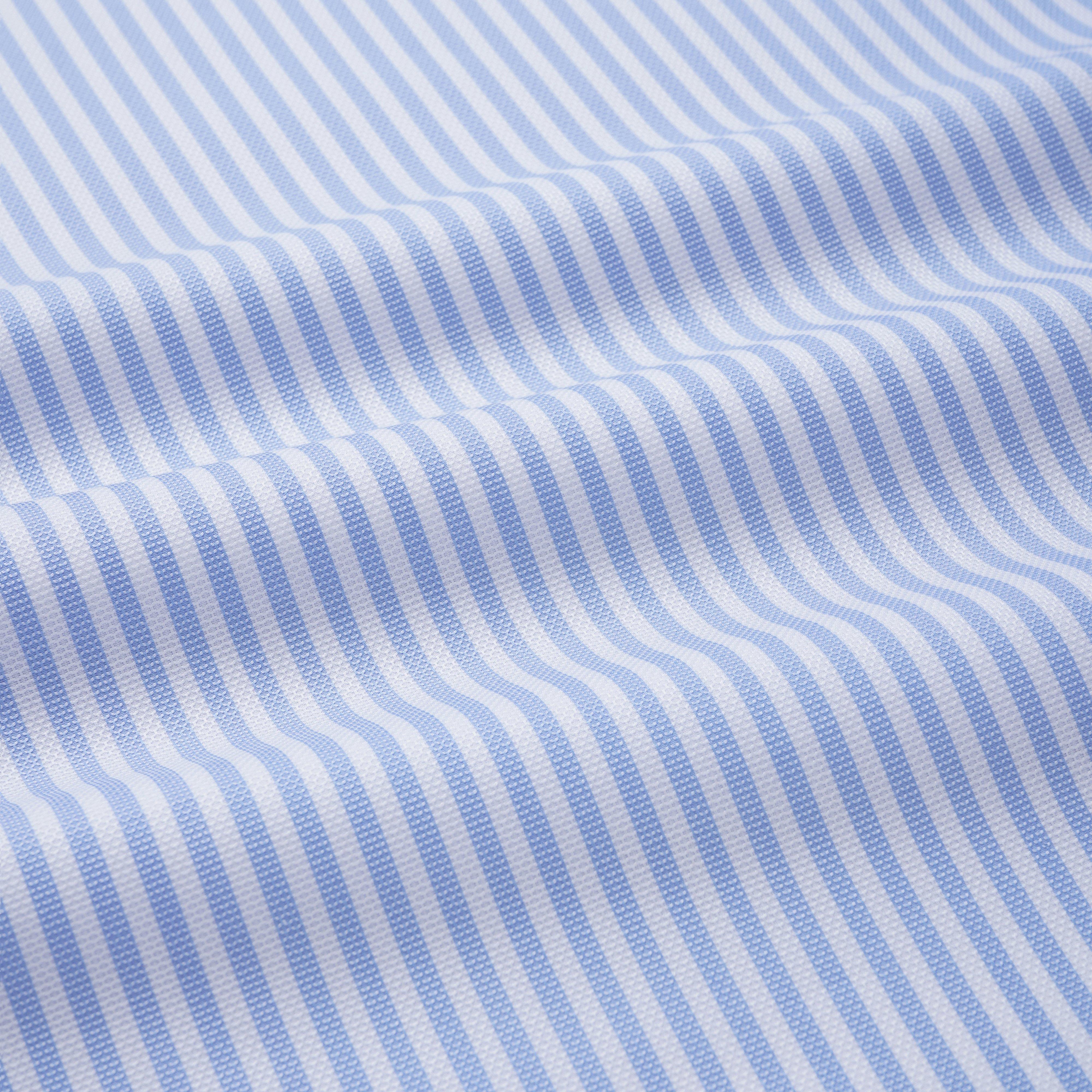 Thomas Pink Slim Fit Formal Striped Dobby Shirt-MALFORD OF LONDON SAVILE ROW MENSWEAR OUTLET