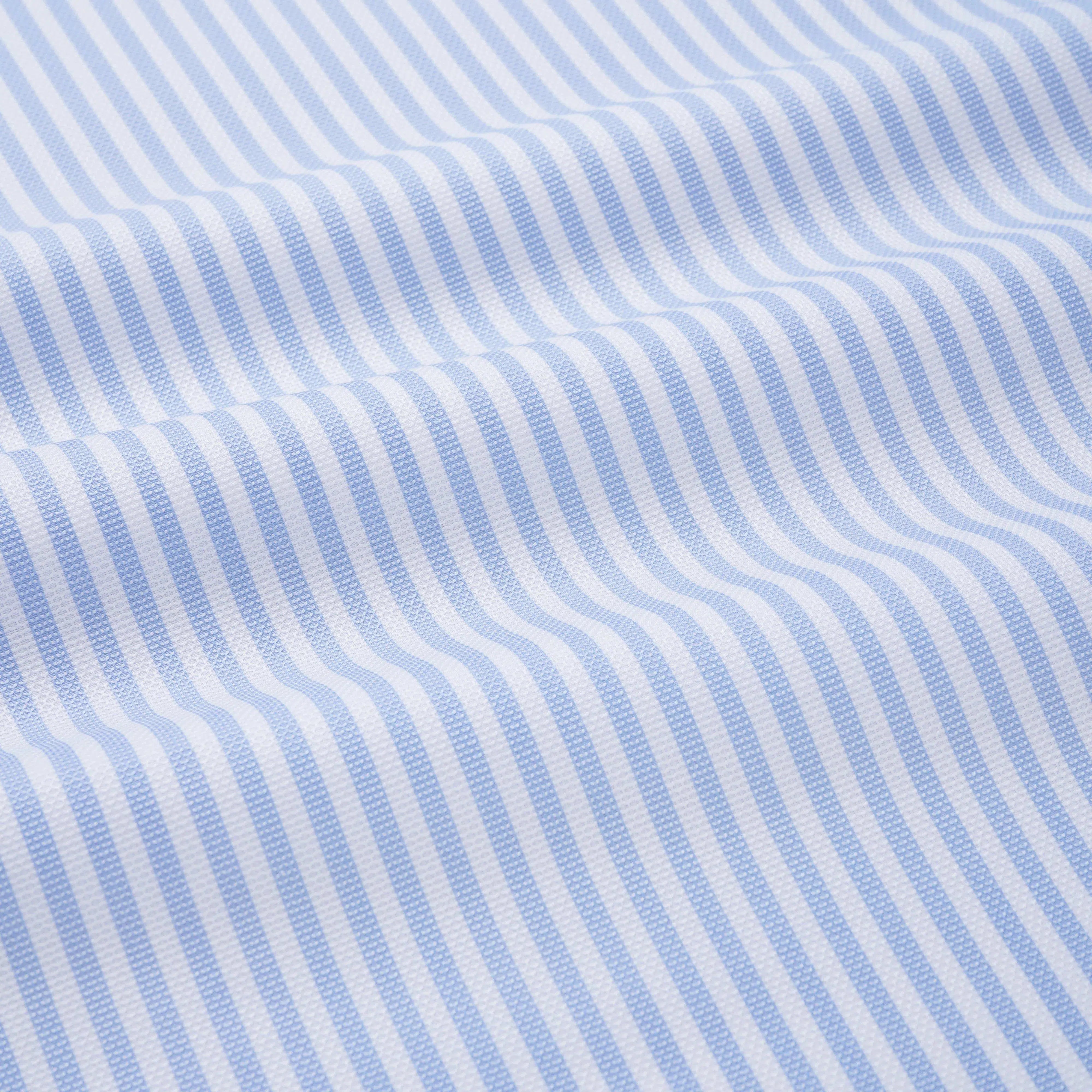 Thomas Pink Slim Fit Formal Striped Dobby Shirt-MALFORD OF LONDON SAVILE ROW MENSWEAR OUTLET