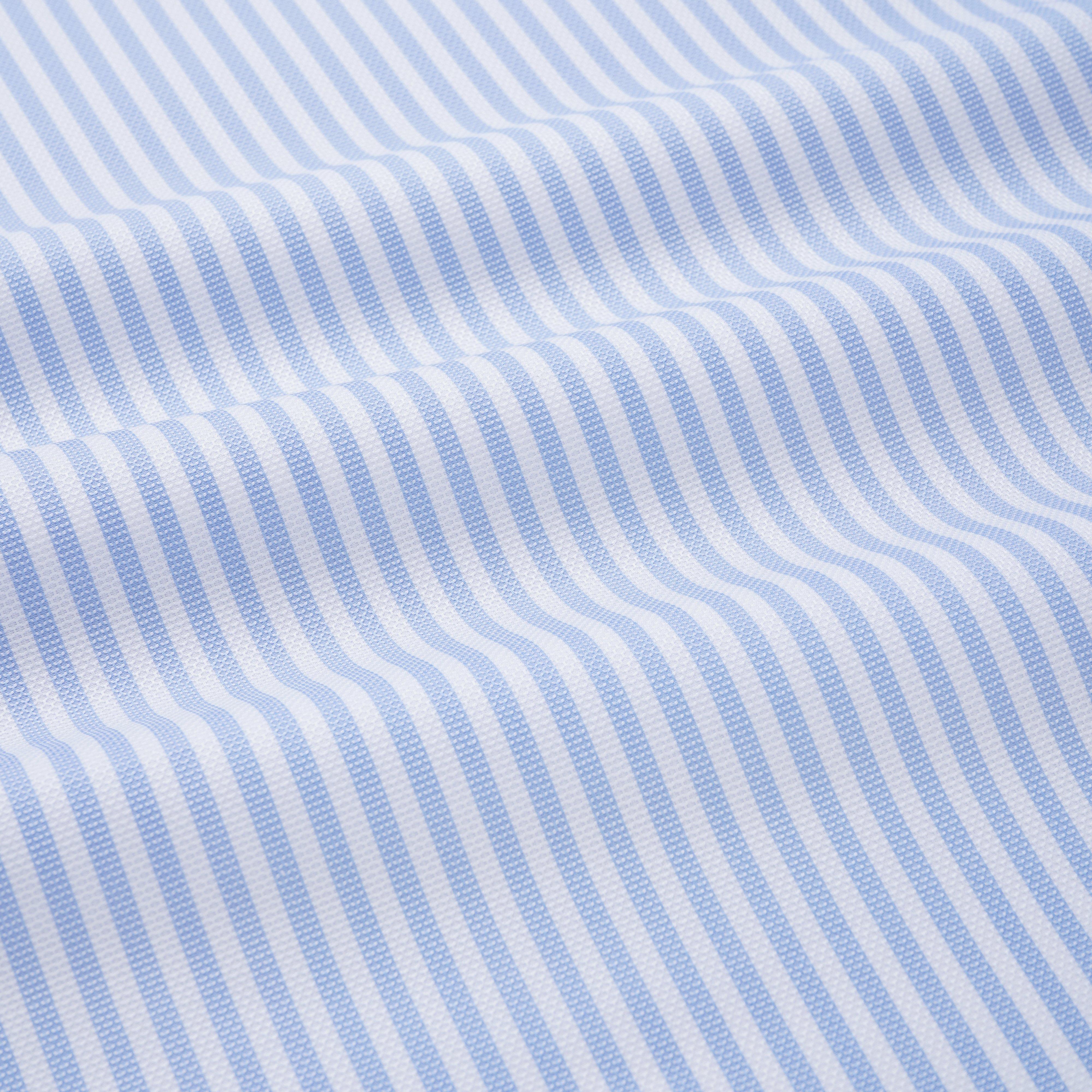 Thomas Pink Slim Fit Formal Striped Dobby Shirt-MALFORD OF LONDON SAVILE ROW MENSWEAR OUTLET