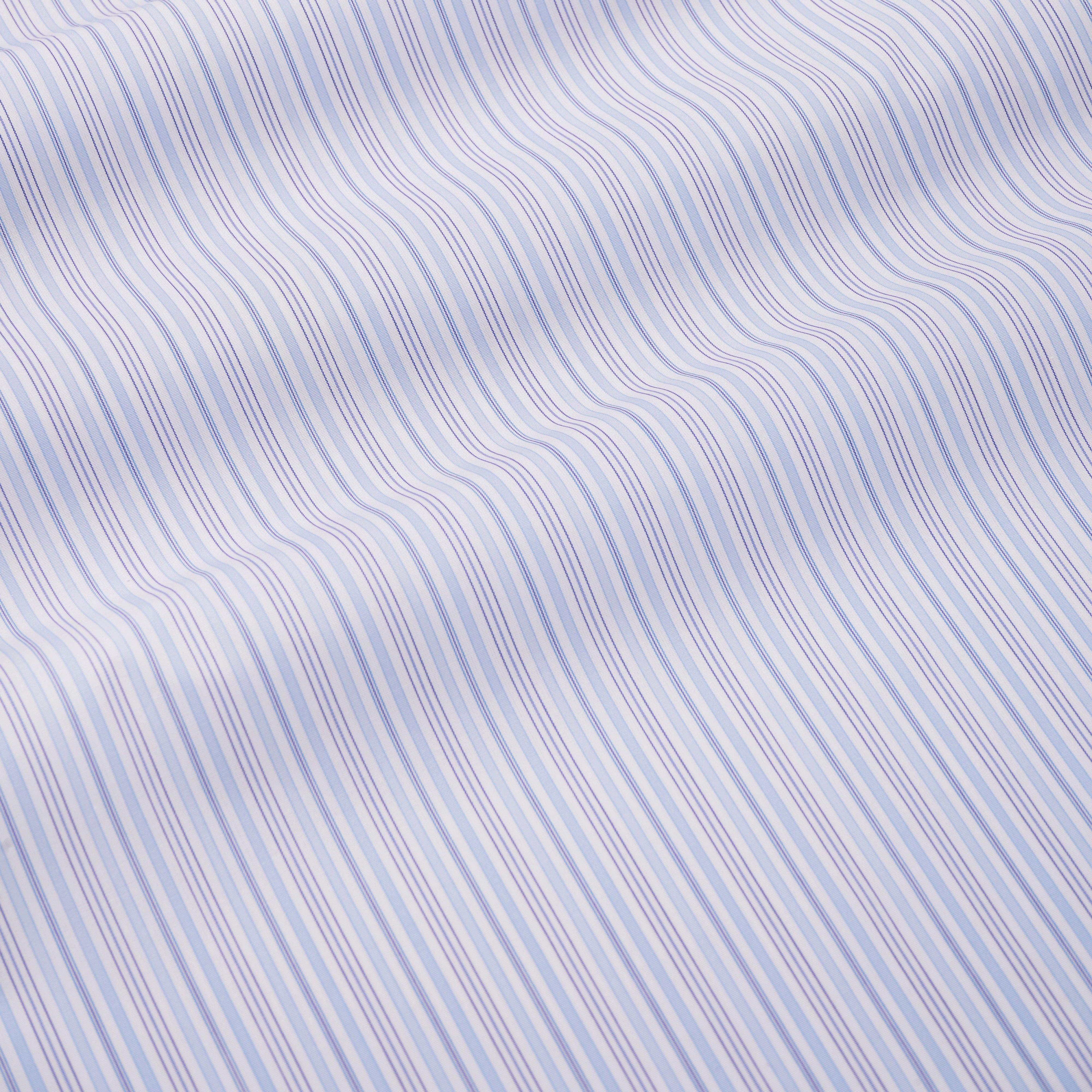 Thomas Pink Slim Fit Formal Supraluxe Multi Stripe Shirt-MALFORD OF LONDON SAVILE ROW MENSWEAR OUTLET