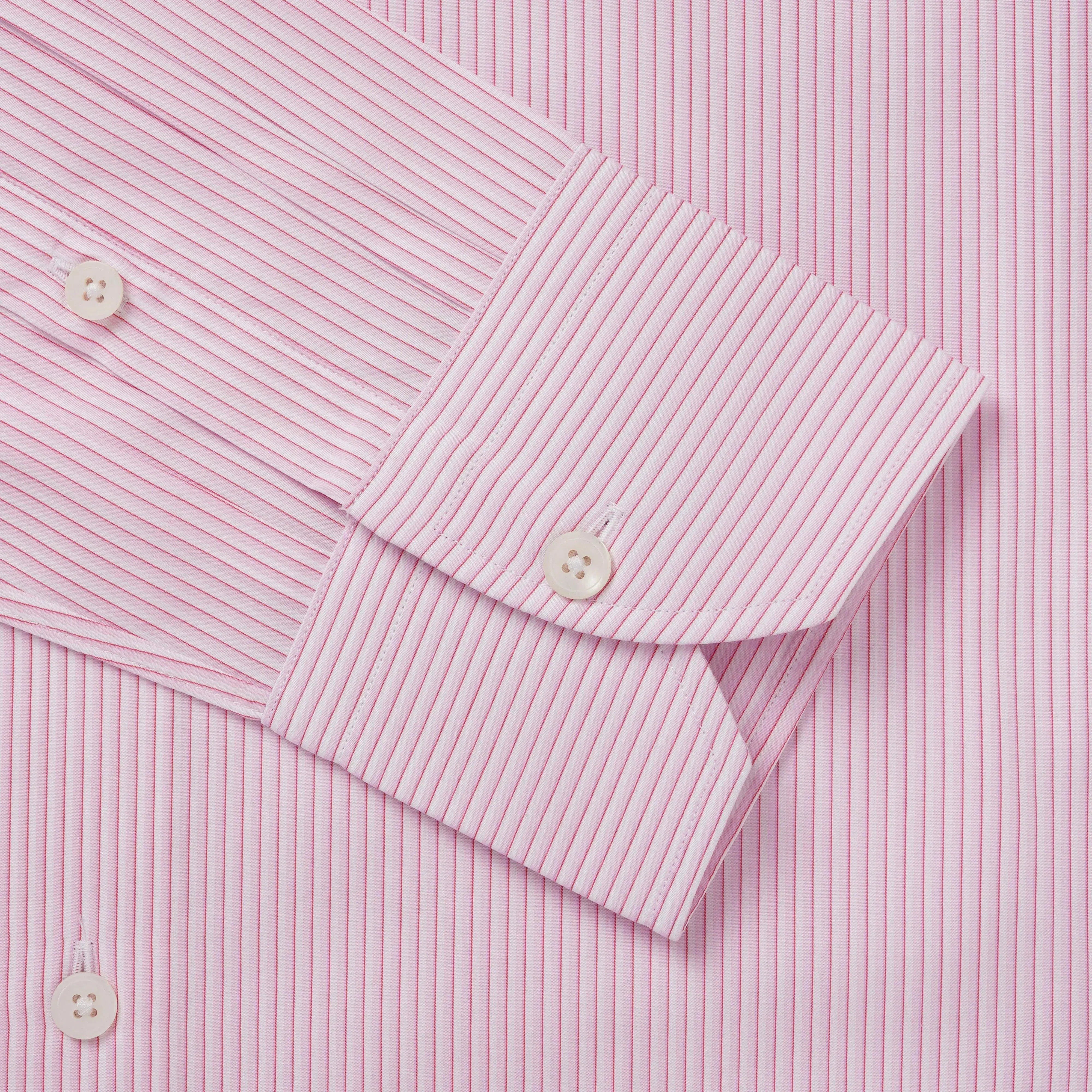 Thomas Pink Slim Fit Formal Two-tone Hairline Stripe Shirt-MALFORD OF LONDON SAVILE ROW MENSWEAR OUTLET