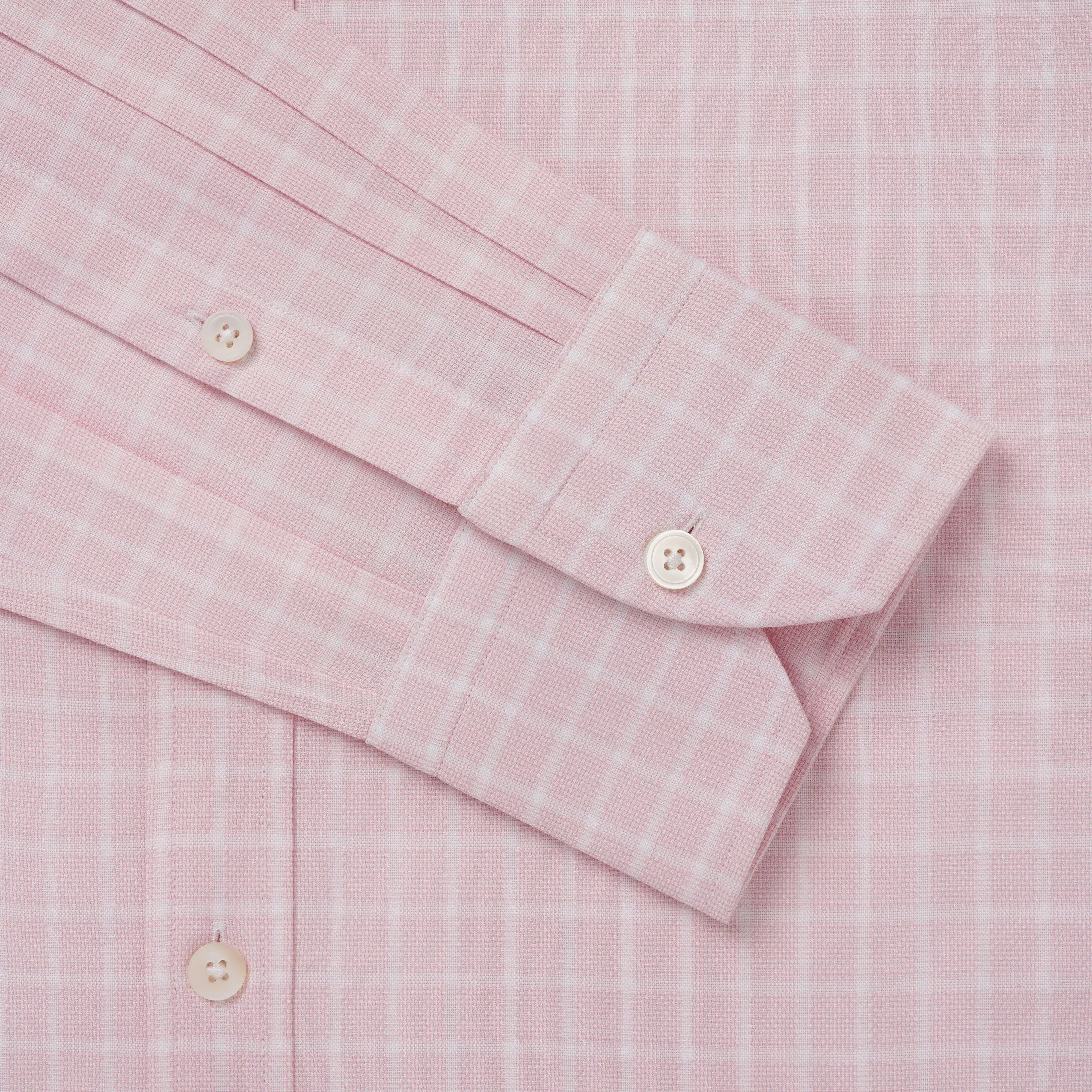 Thomas Pink Slim Fit Formal Windowpane Check Shirt-MALFORD OF LONDON SAVILE ROW MENSWEAR OUTLET