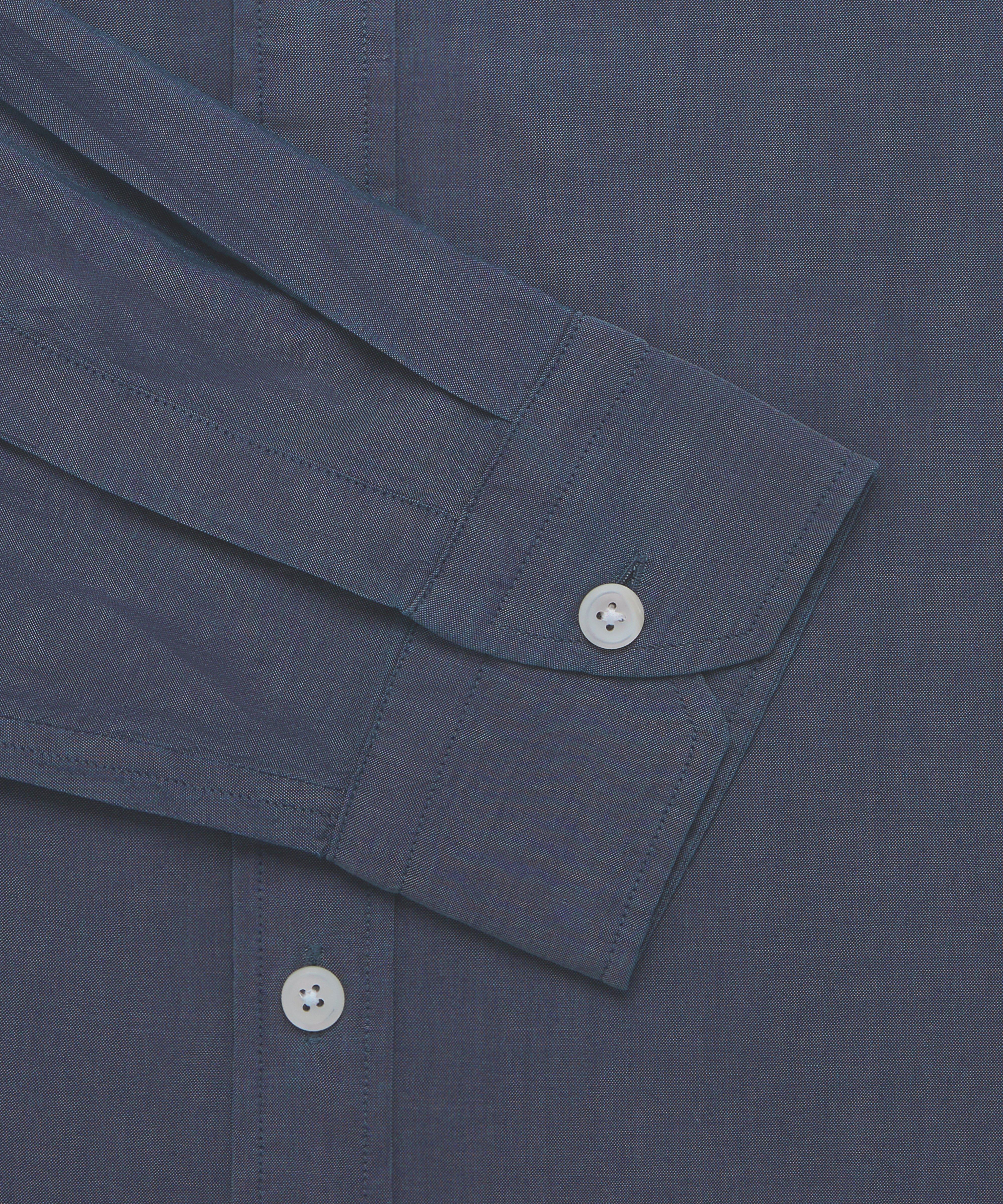 Thomas Pink Slim Fit Smart Casual Indigo Twill Shirt-MALFORD OF LONDON SAVILE ROW MENSWEAR OUTLET