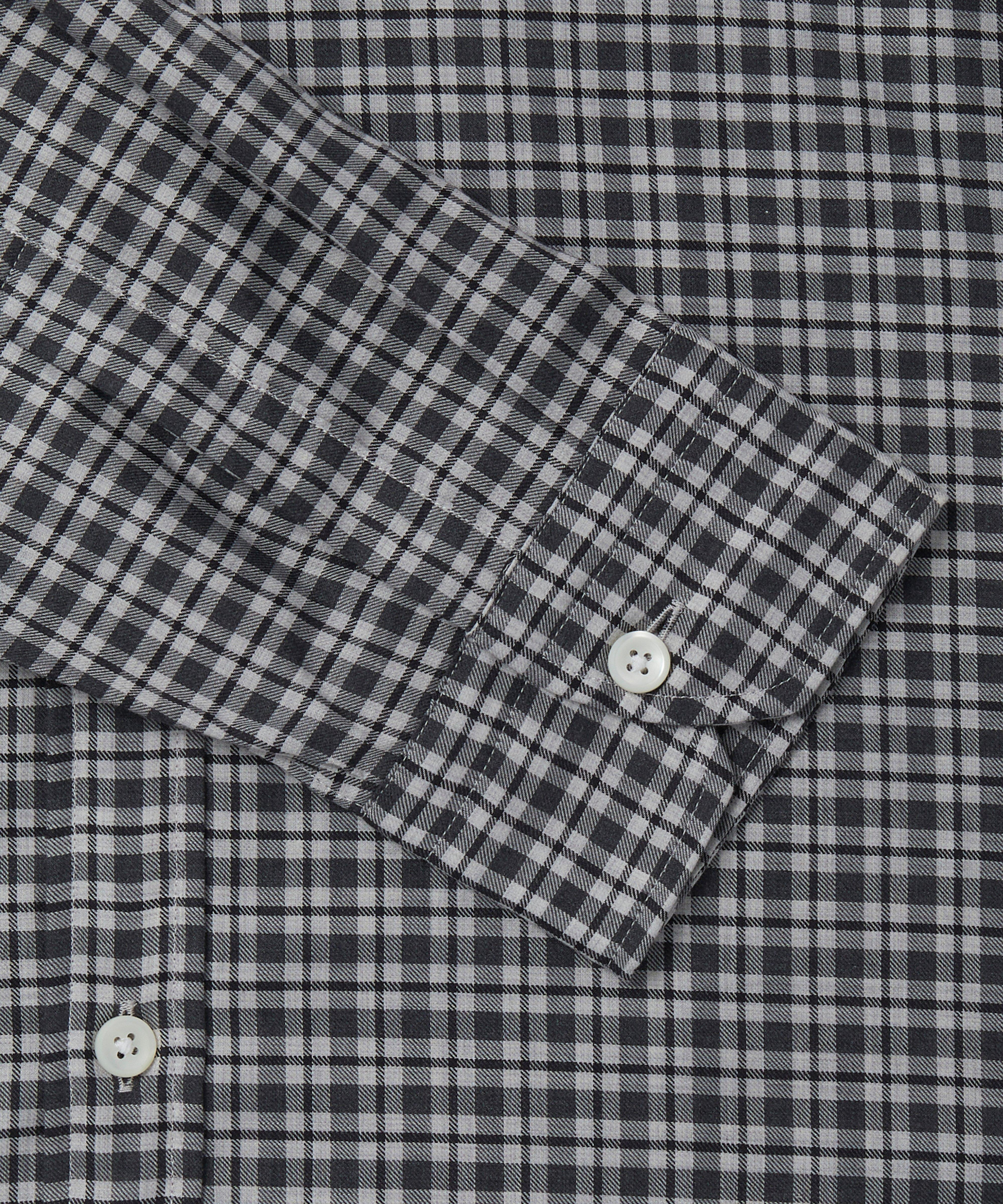 Thomas Pink Slim Fit Smart Casual Melange Twill Check Shirt-MALFORD OF LONDON SAVILE ROW MENSWEAR OUTLET