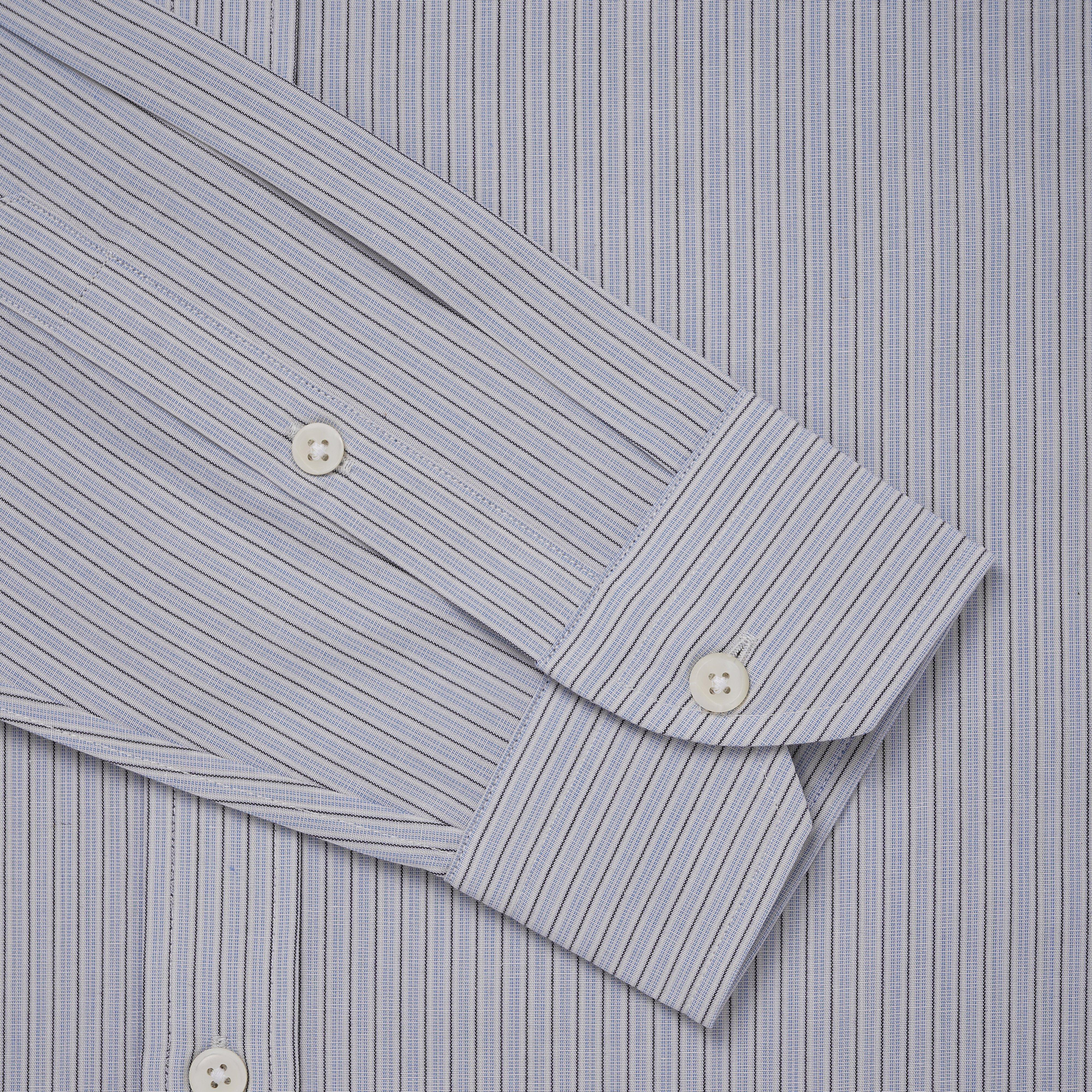 Thomas Pink Slim Fit Smart Casual Track Stripe Shirt-MALFORD OF LONDON SAVILE ROW MENSWEAR OUTLET