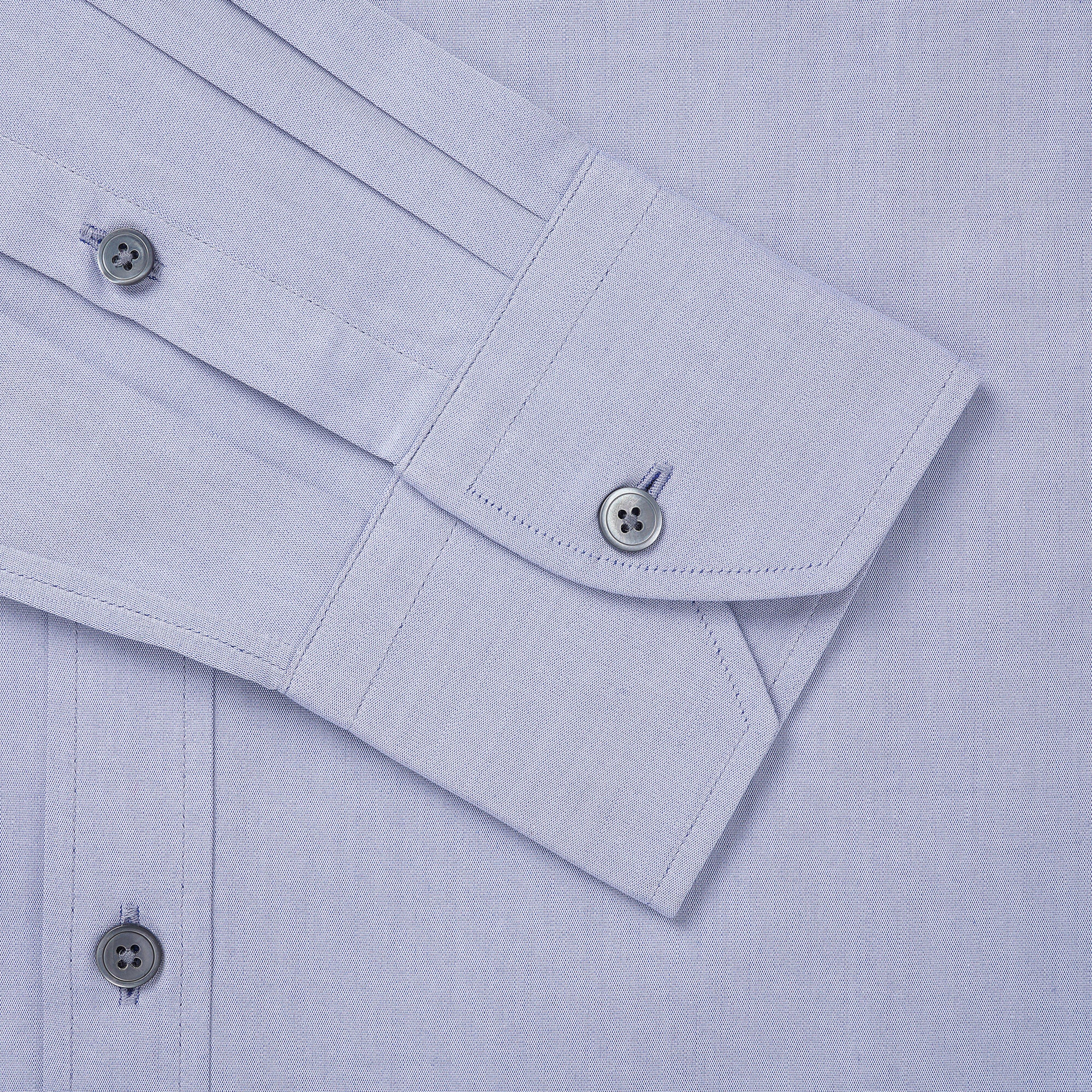 Thomas Pink Tailored Fit Formal Cotton Chambray Shirt-MALFORD OF LONDON SAVILE ROW MENSWEAR OUTLET