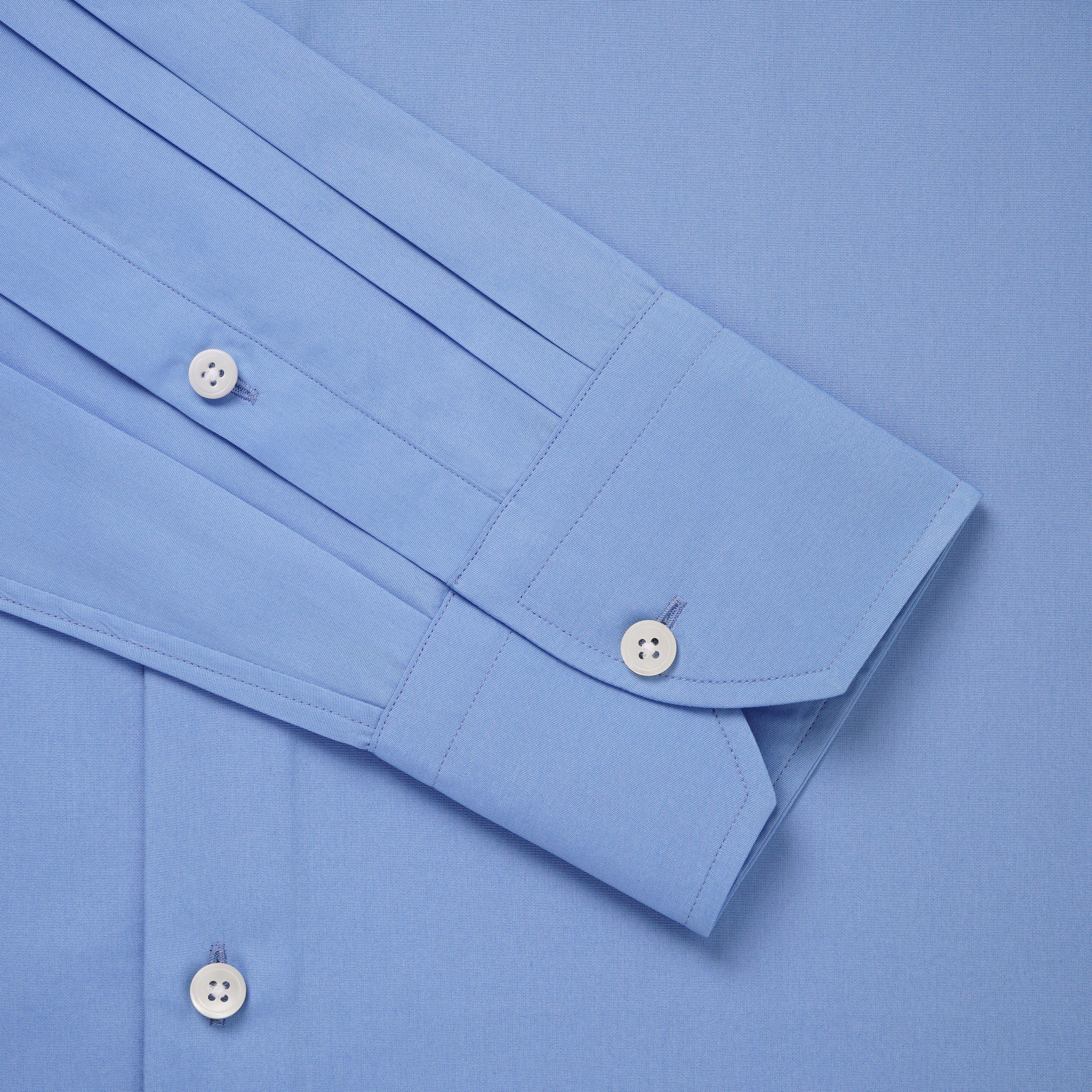 Thomas Pink Tailored Fit Formal Cotton Poplin Shirt-MALFORD OF LONDON SAVILE ROW MENSWEAR OUTLET