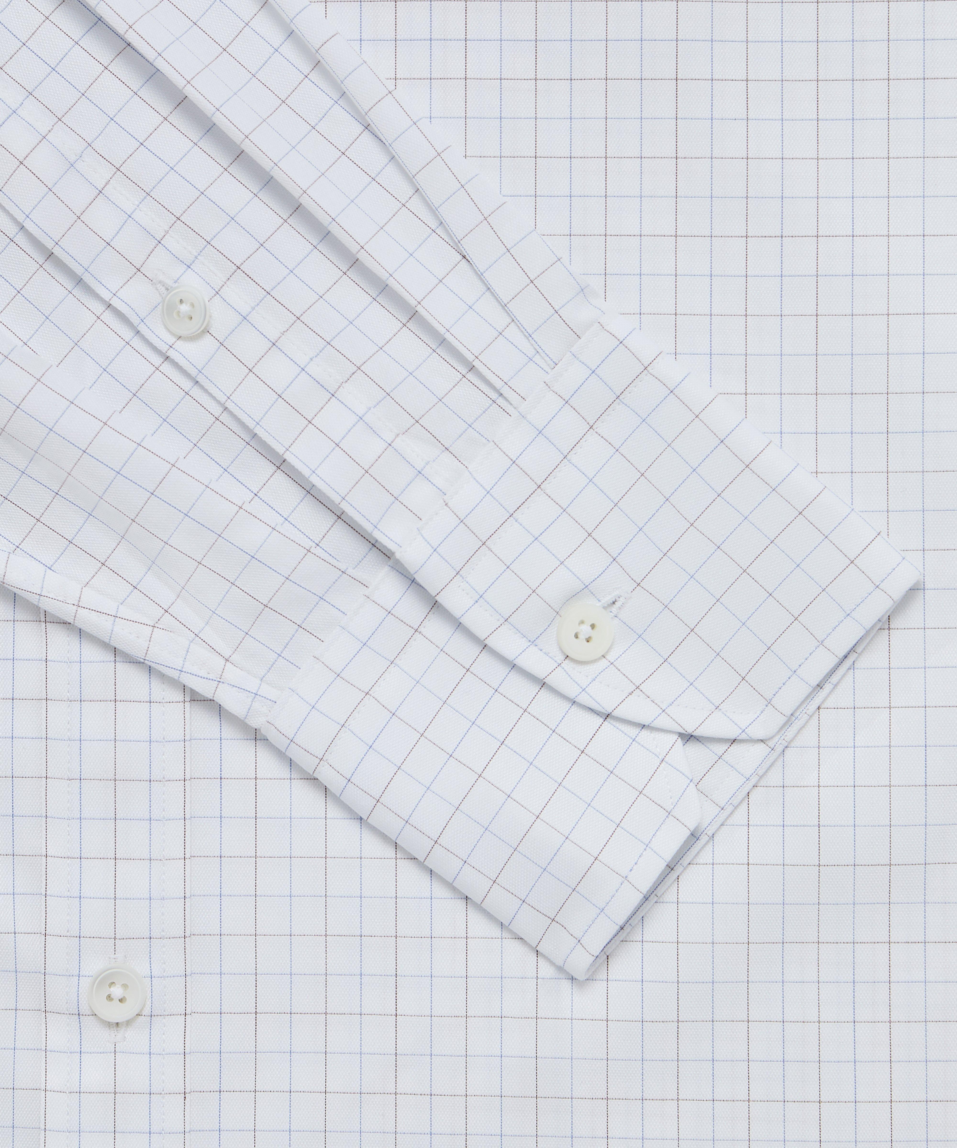 Thomas Pink Tailored Fit Formal Duke Graph Check Shirt-MALFORD OF LONDON SAVILE ROW MENSWEAR OUTLET