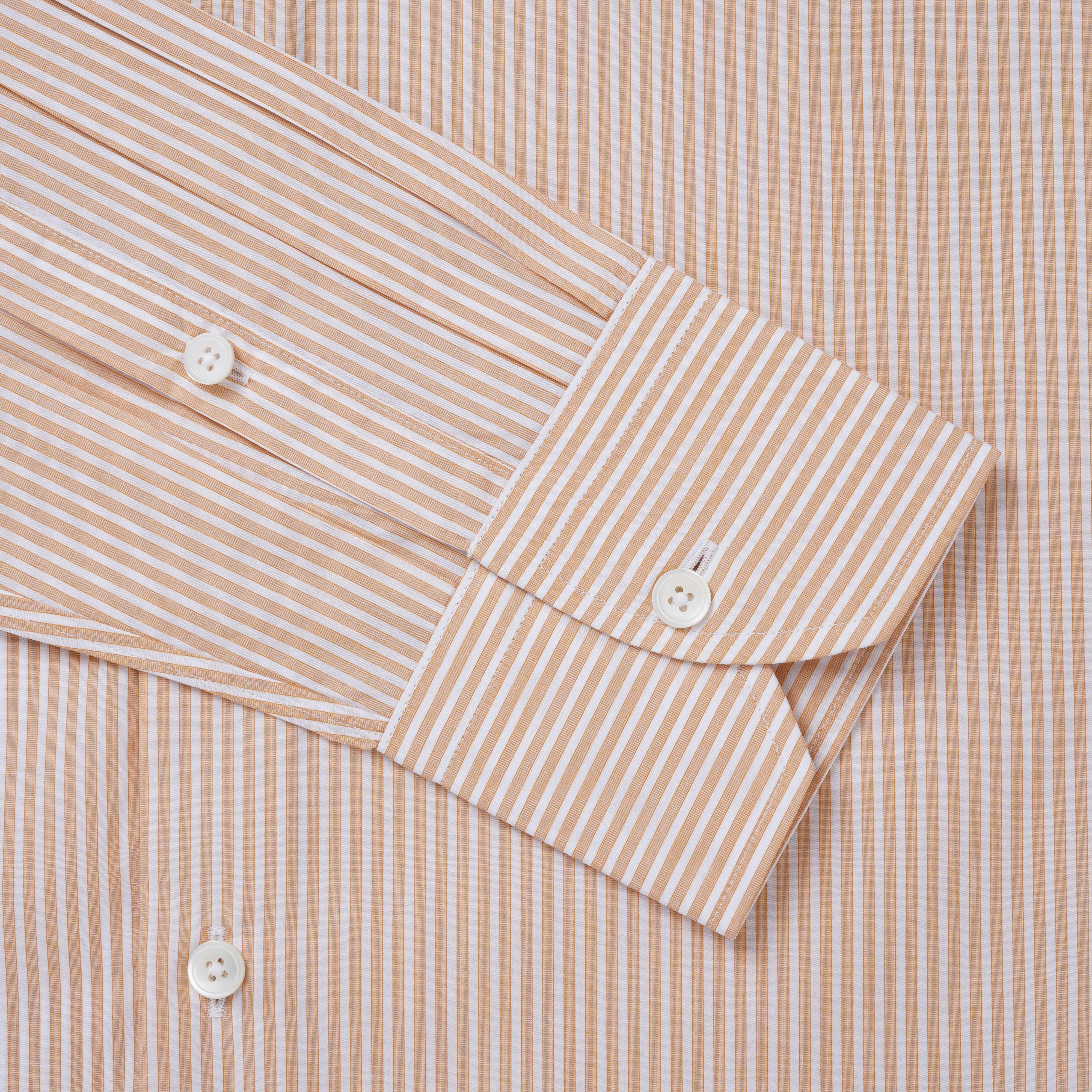 Thomas Pink Tailored Fit Formal Egyptian Cotton Stripe Shirt-MALFORD OF LONDON SAVILE ROW MENSWEAR OUTLET