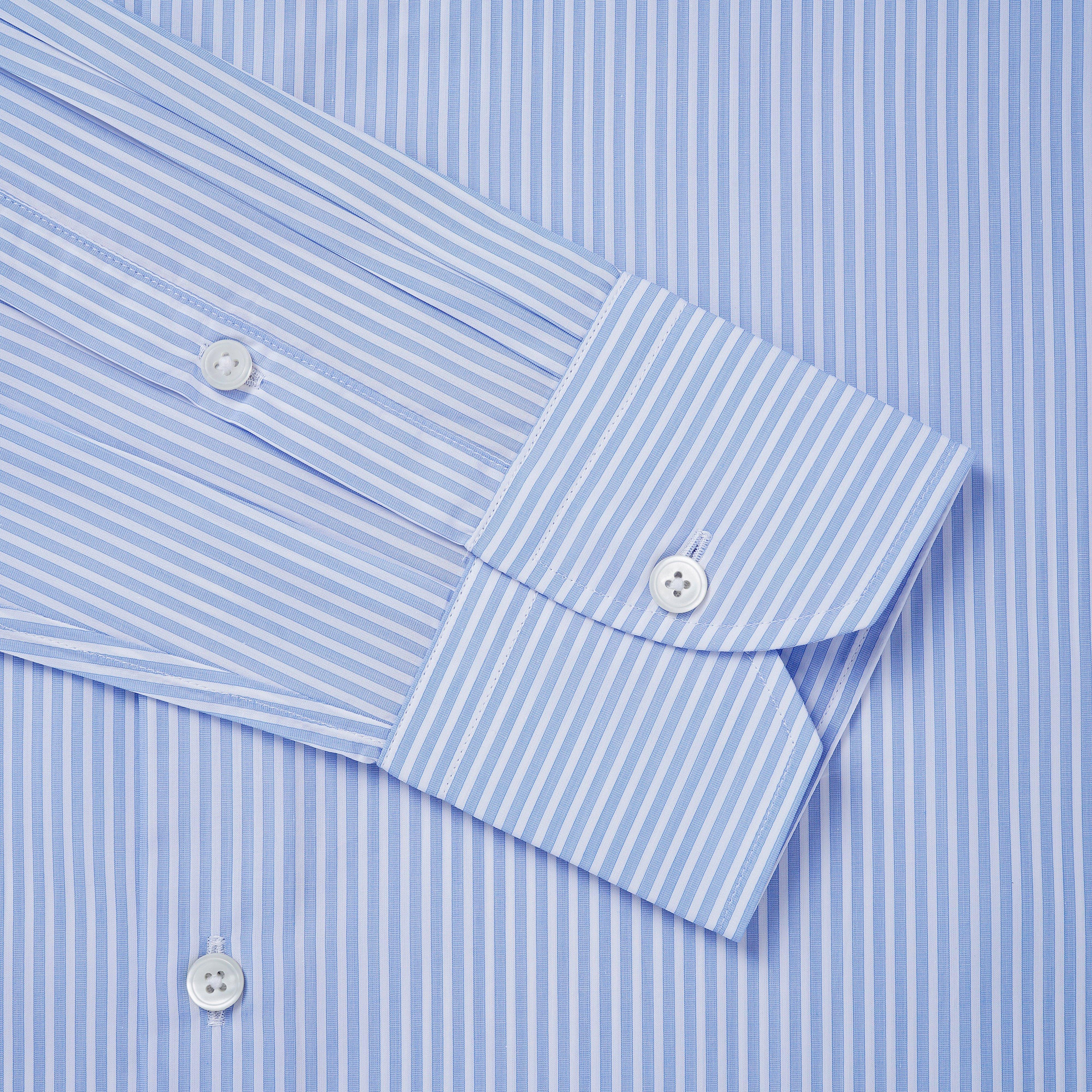 Thomas Pink Tailored Fit Formal Egyptian Cotton Stripe Shirt-MALFORD OF LONDON SAVILE ROW MENSWEAR OUTLET