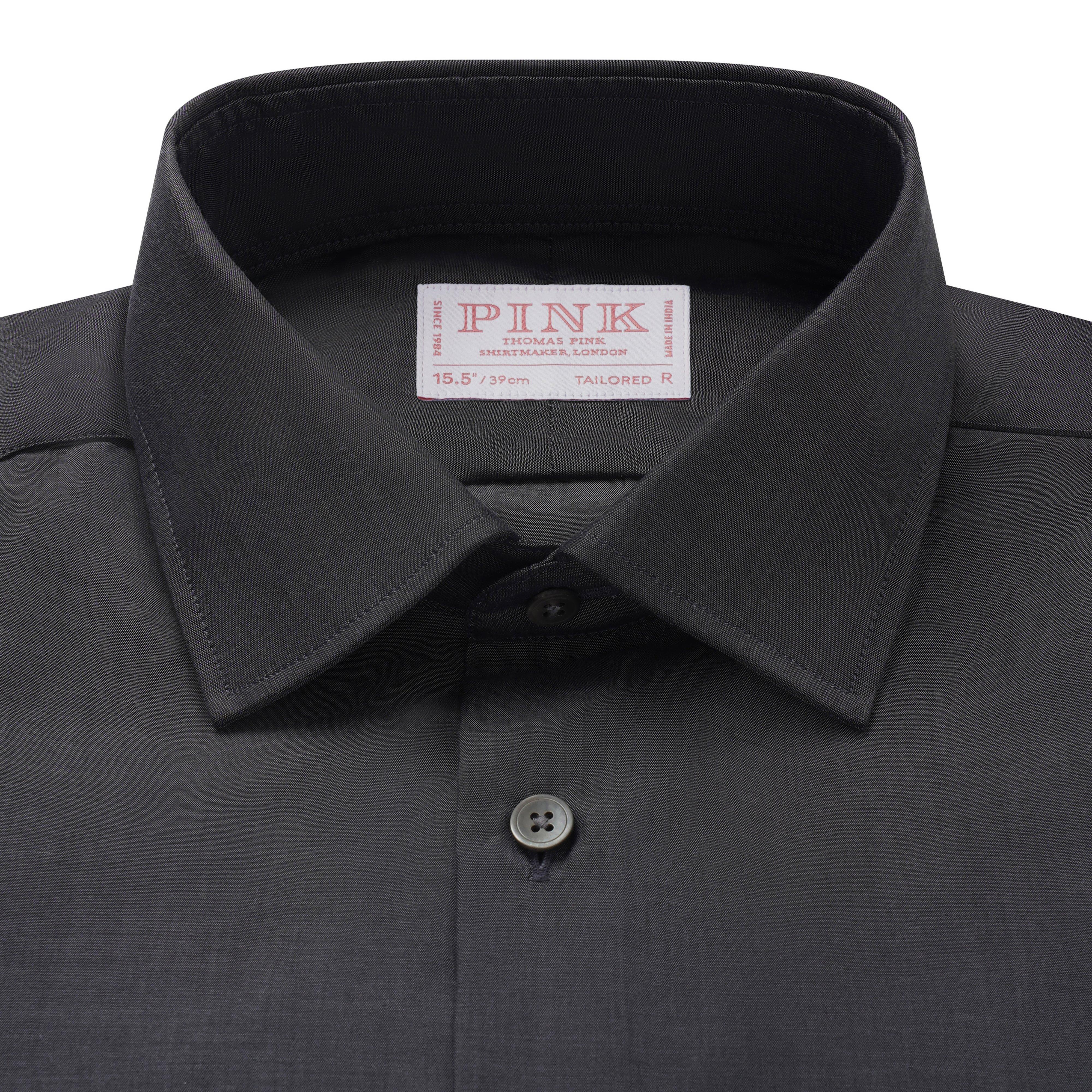 Thomas Pink Tailored Fit Formal Lugano Chambray Shirt-MALFORD OF LONDON SAVILE ROW MENSWEAR OUTLET