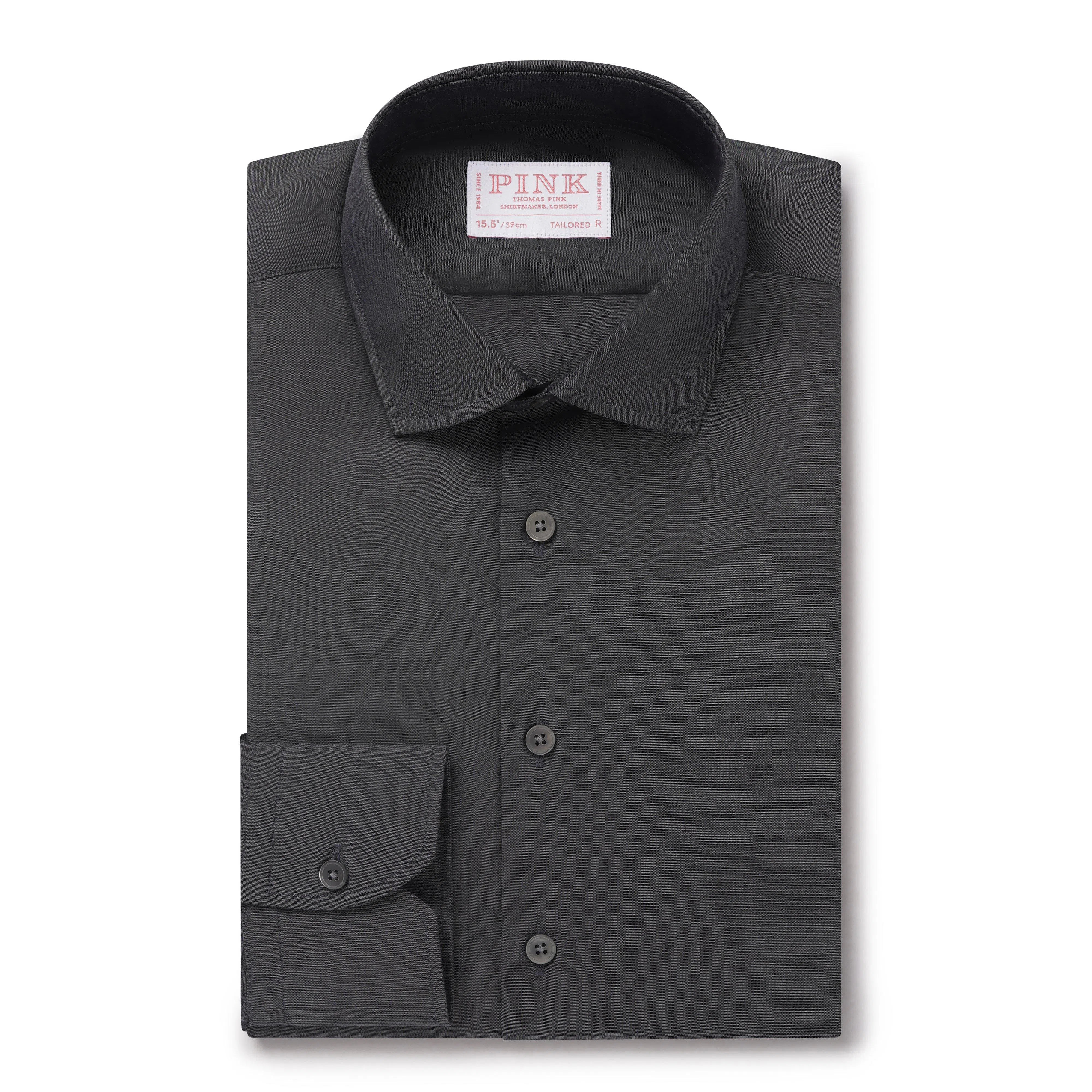 Thomas Pink Tailored Fit Formal Lugano Chambray Shirt-MALFORD OF LONDON SAVILE ROW MENSWEAR OUTLET