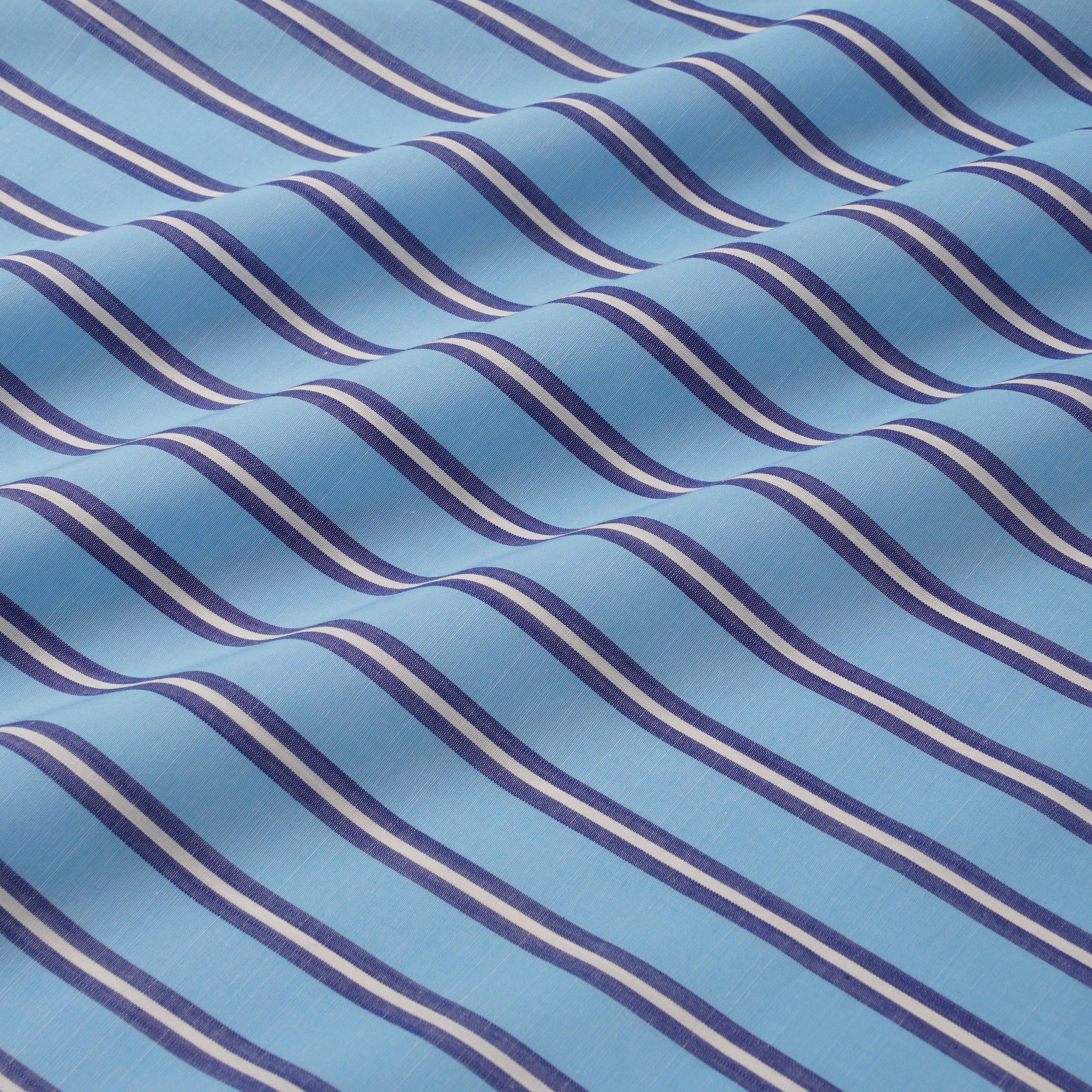 Thomas Pink Tailored Fit Formal Multi Stripe Slub Shirt-MALFORD OF LONDON SAVILE ROW MENSWEAR OUTLET