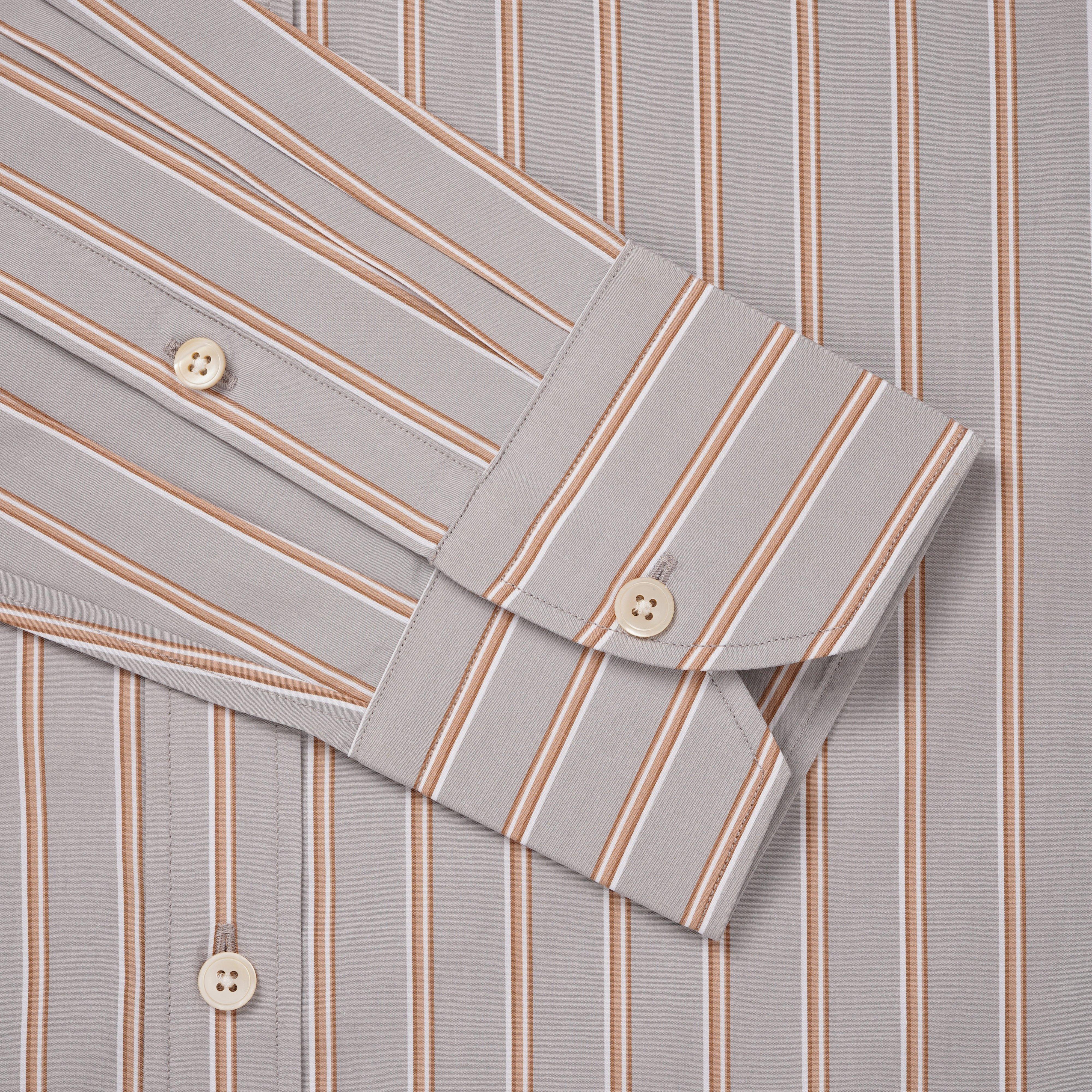 Thomas Pink Tailored Fit Formal Multi Track Stripe Shirt-MALFORD OF LONDON SAVILE ROW MENSWEAR OUTLET