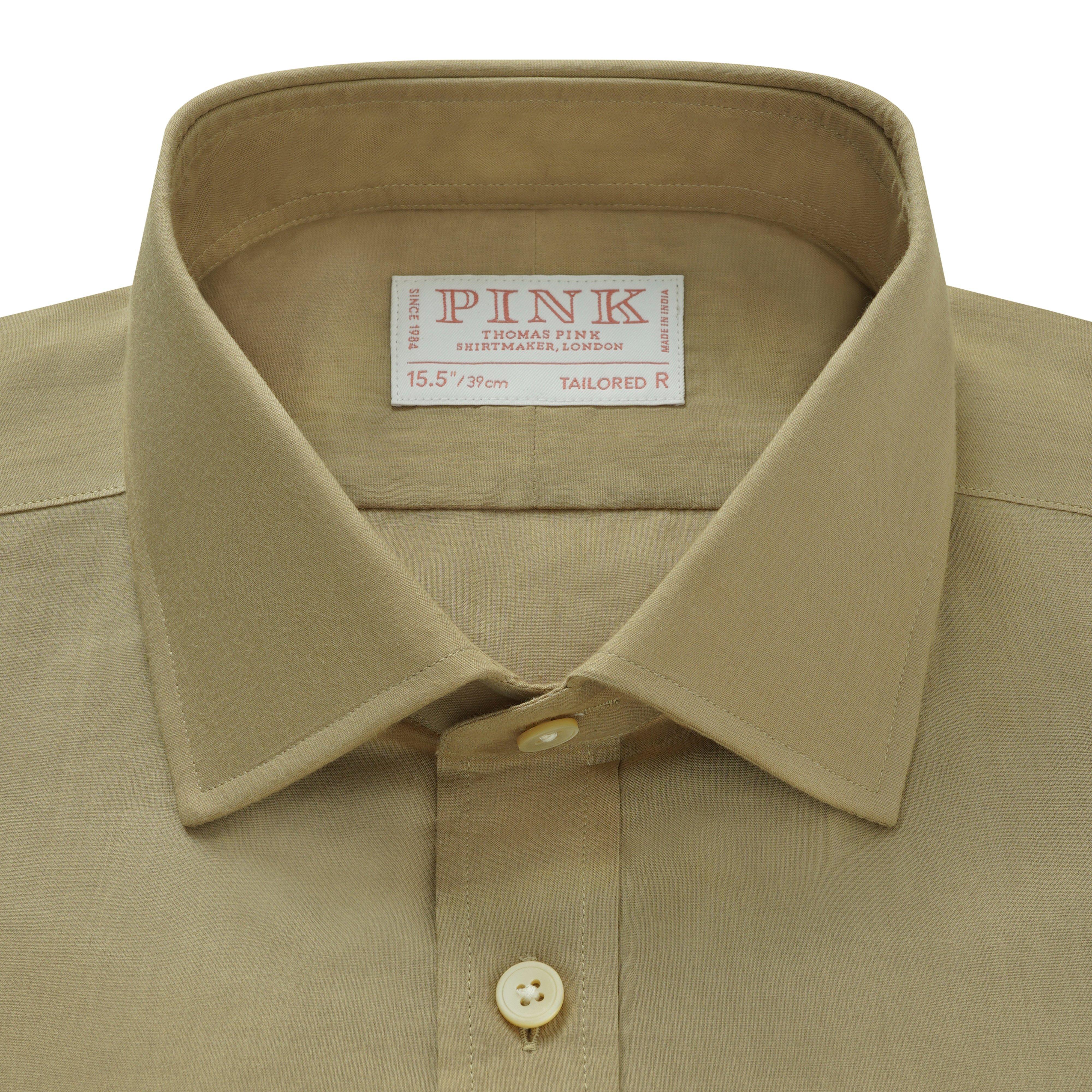 Thomas Pink Tailored Fit Formal Mussoletta Cotton Shirt-MALFORD OF LONDON SAVILE ROW MENSWEAR OUTLET