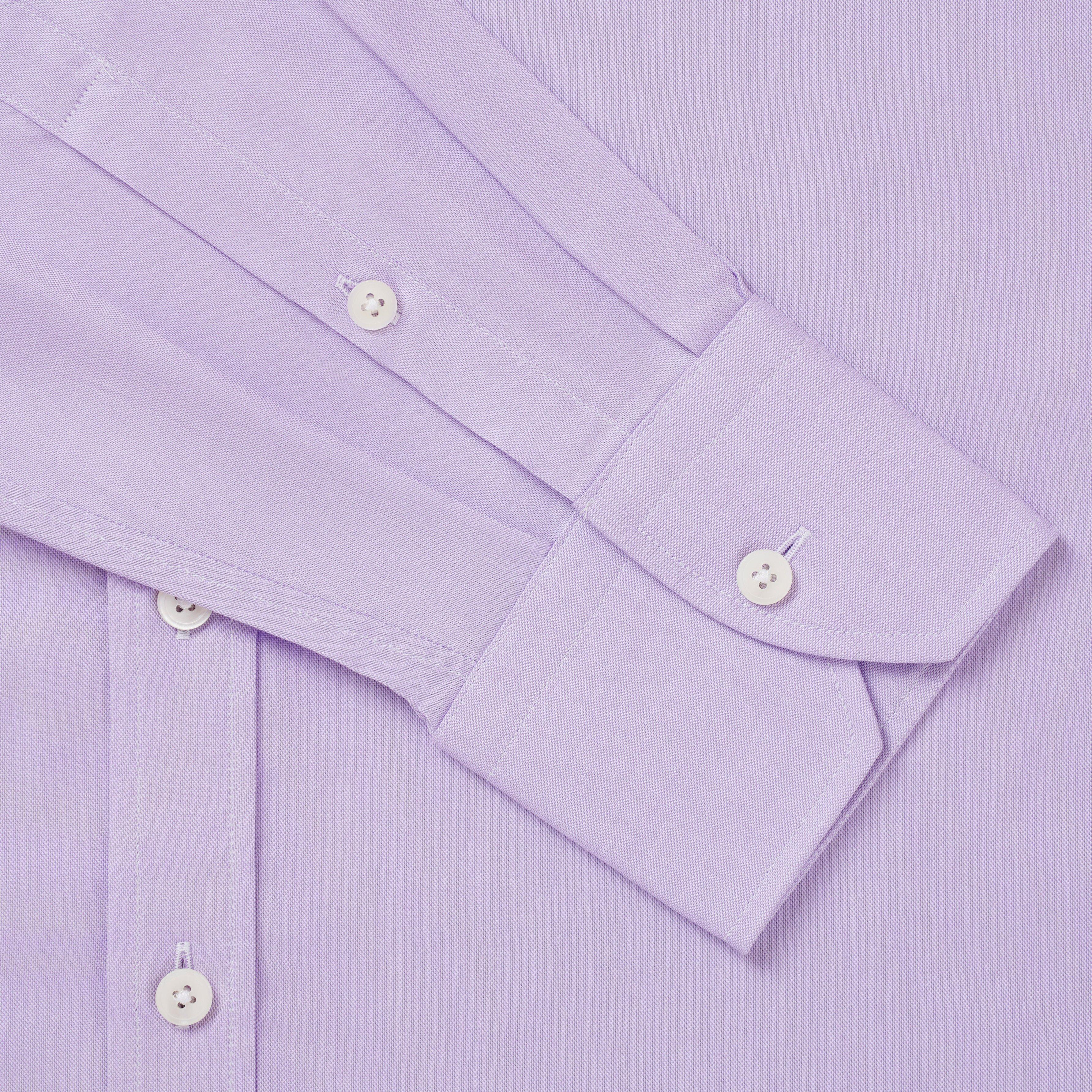 Thomas Pink Tailored Fit Formal Oxford Cotton Shirt Lilac-MALFORD OF LONDON SAVILE ROW MENSWEAR OUTLET