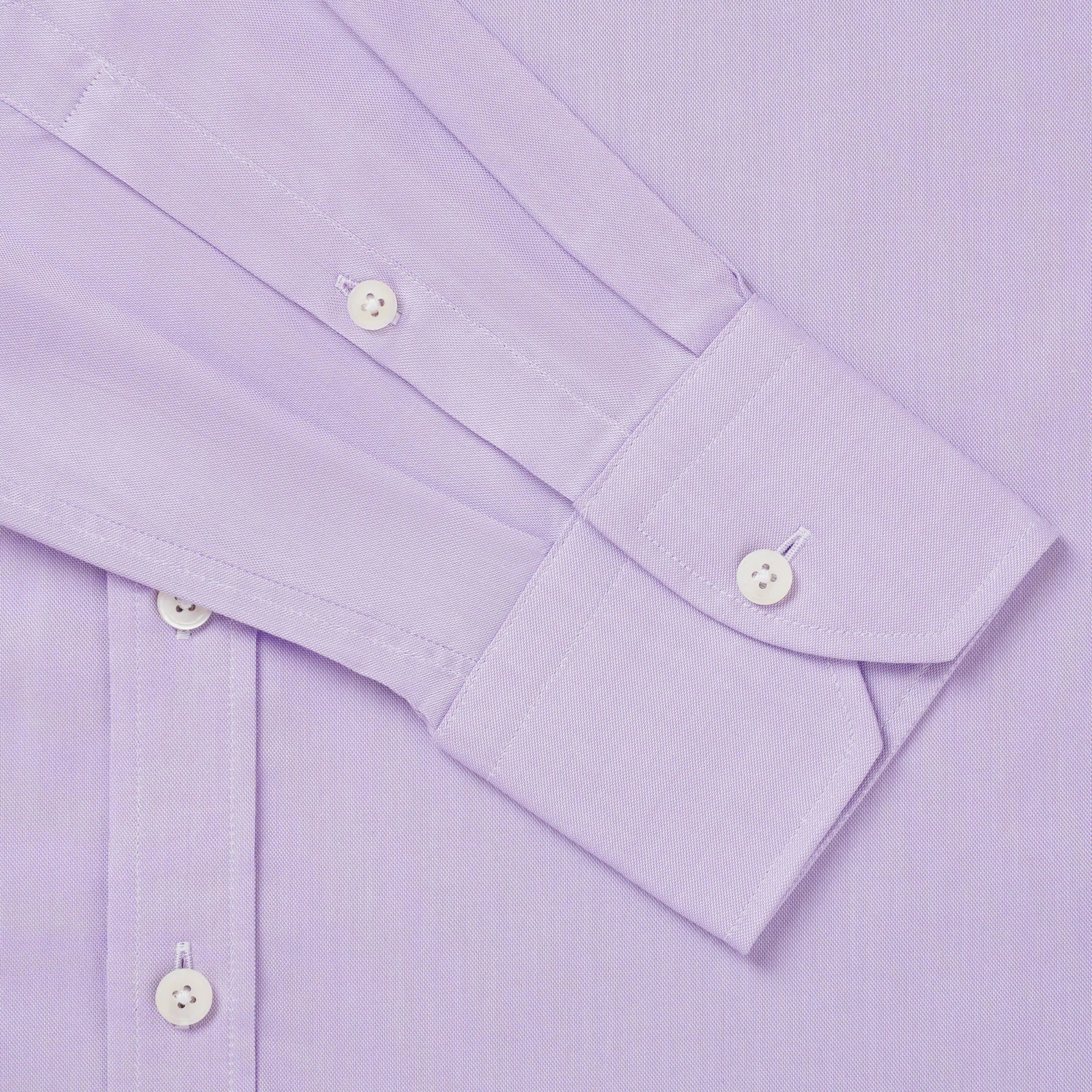 Thomas Pink Tailored Fit Formal Oxford Cotton Shirt Lilac-MALFORD OF LONDON SAVILE ROW MENSWEAR OUTLET