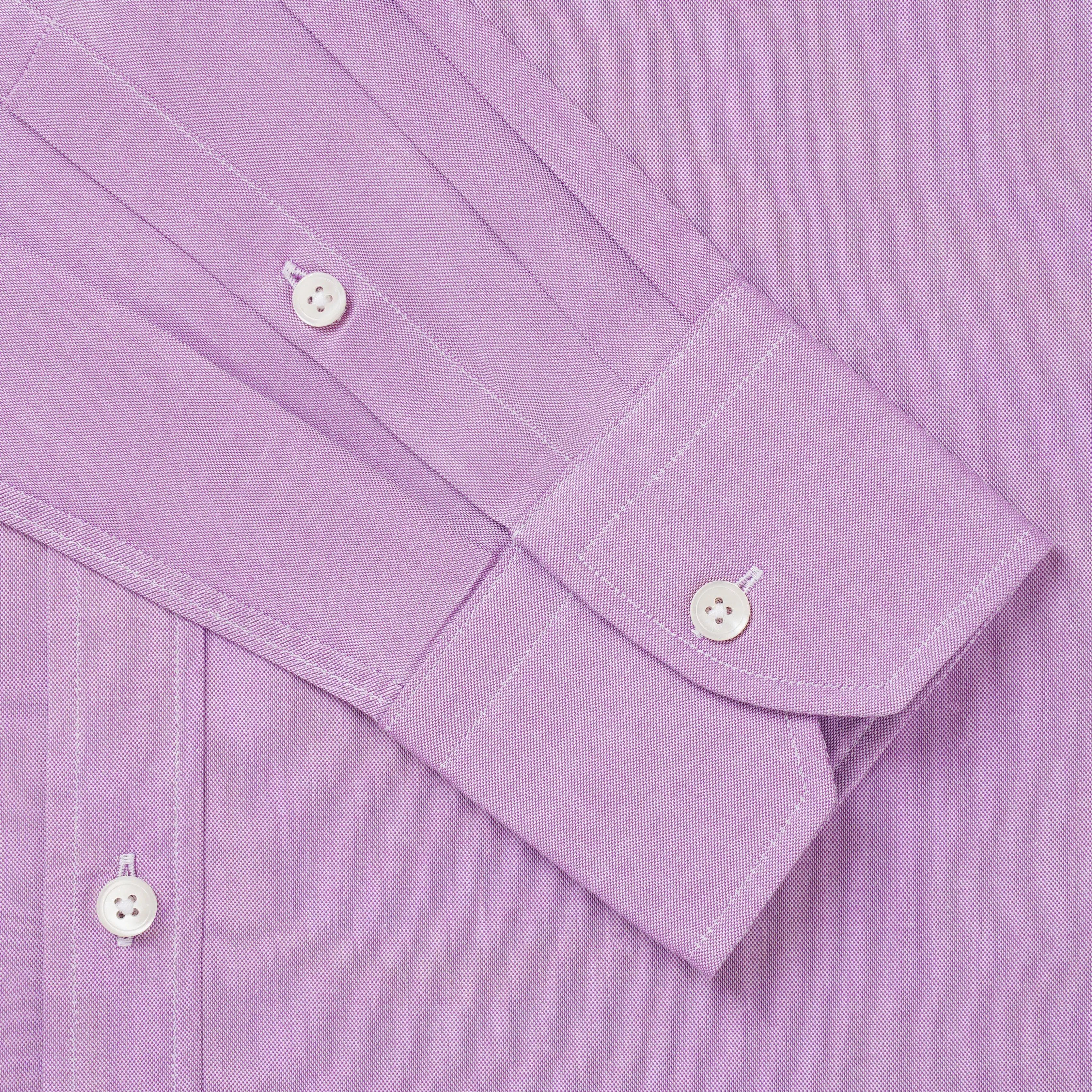 Thomas Pink Tailored Fit Formal Oxford Cotton Shirt Purple-MALFORD OF LONDON SAVILE ROW MENSWEAR OUTLET