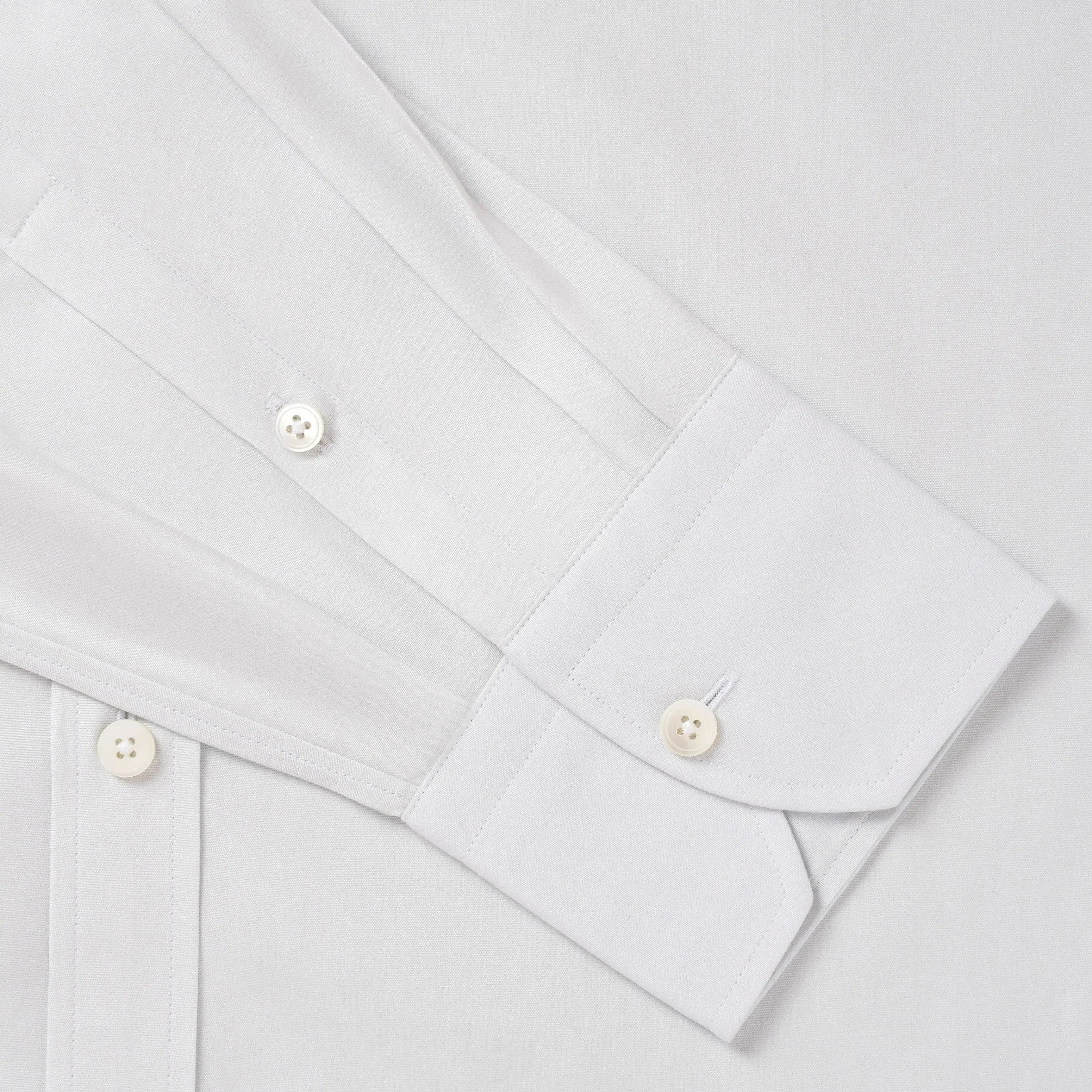 Thomas Pink Tailored Fit Formal Plain Poplin Shirt-MALFORD OF LONDON SAVILE ROW MENSWEAR OUTLET