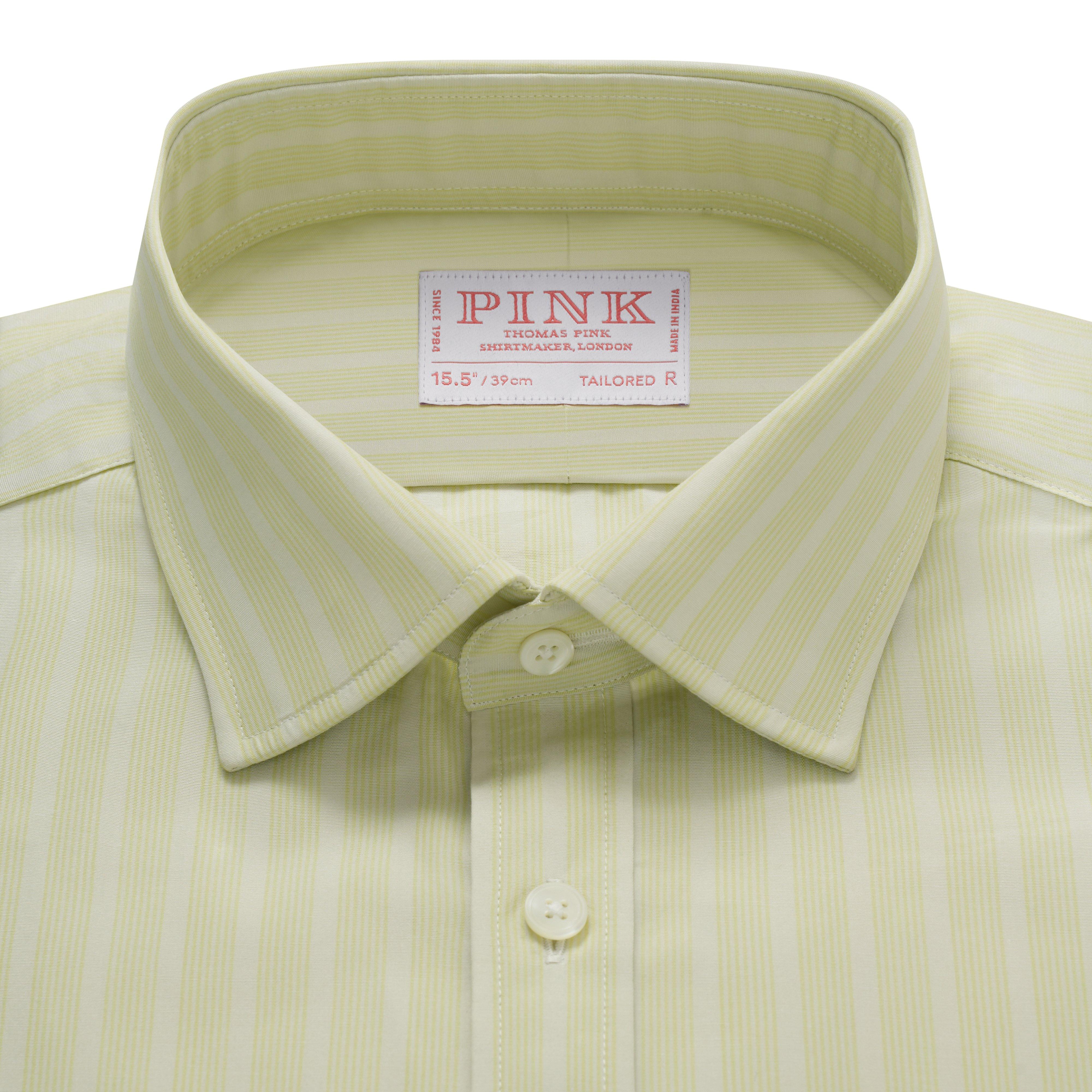 Thomas Pink Tailored Fit Formal Portland Multi Stripe Shirt-MALFORD OF LONDON SAVILE ROW MENSWEAR OUTLET