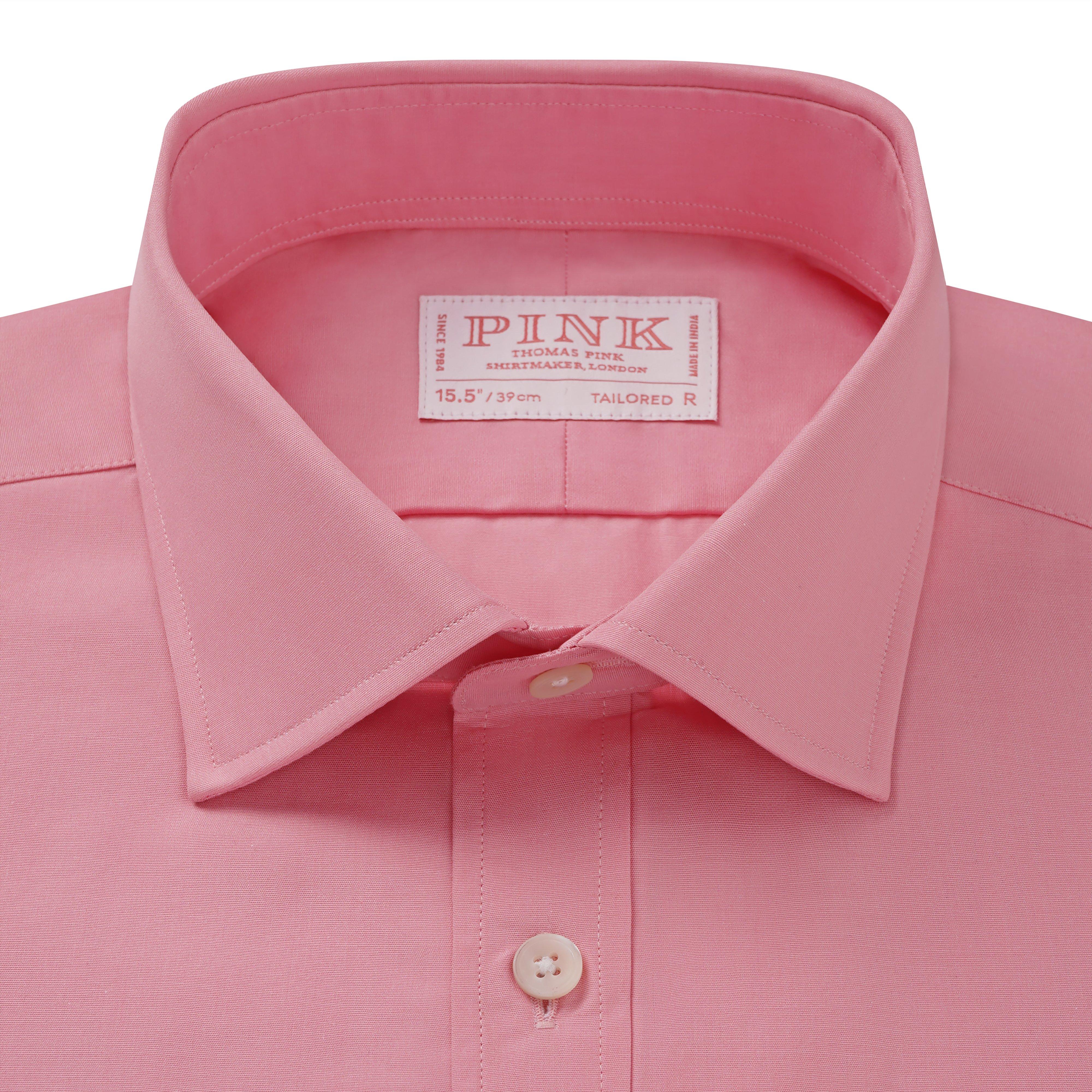 Thomas Pink Tailored Fit Formal Ramses Poplin Shirt-MALFORD OF LONDON SAVILE ROW MENSWEAR OUTLET