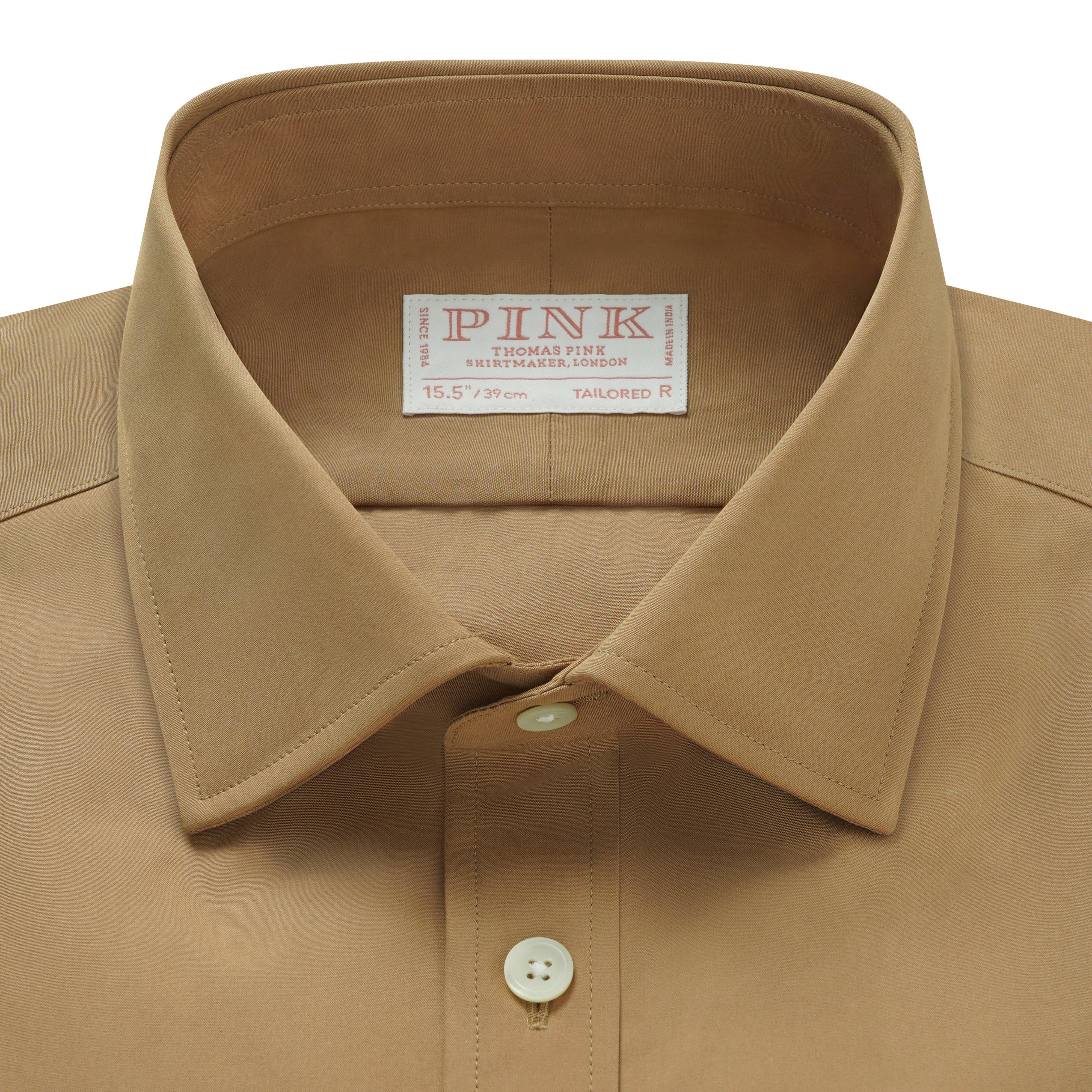 Thomas Pink Tailored Fit Formal Soft Finish Poplin Shirt-MALFORD OF LONDON SAVILE ROW MENSWEAR OUTLET