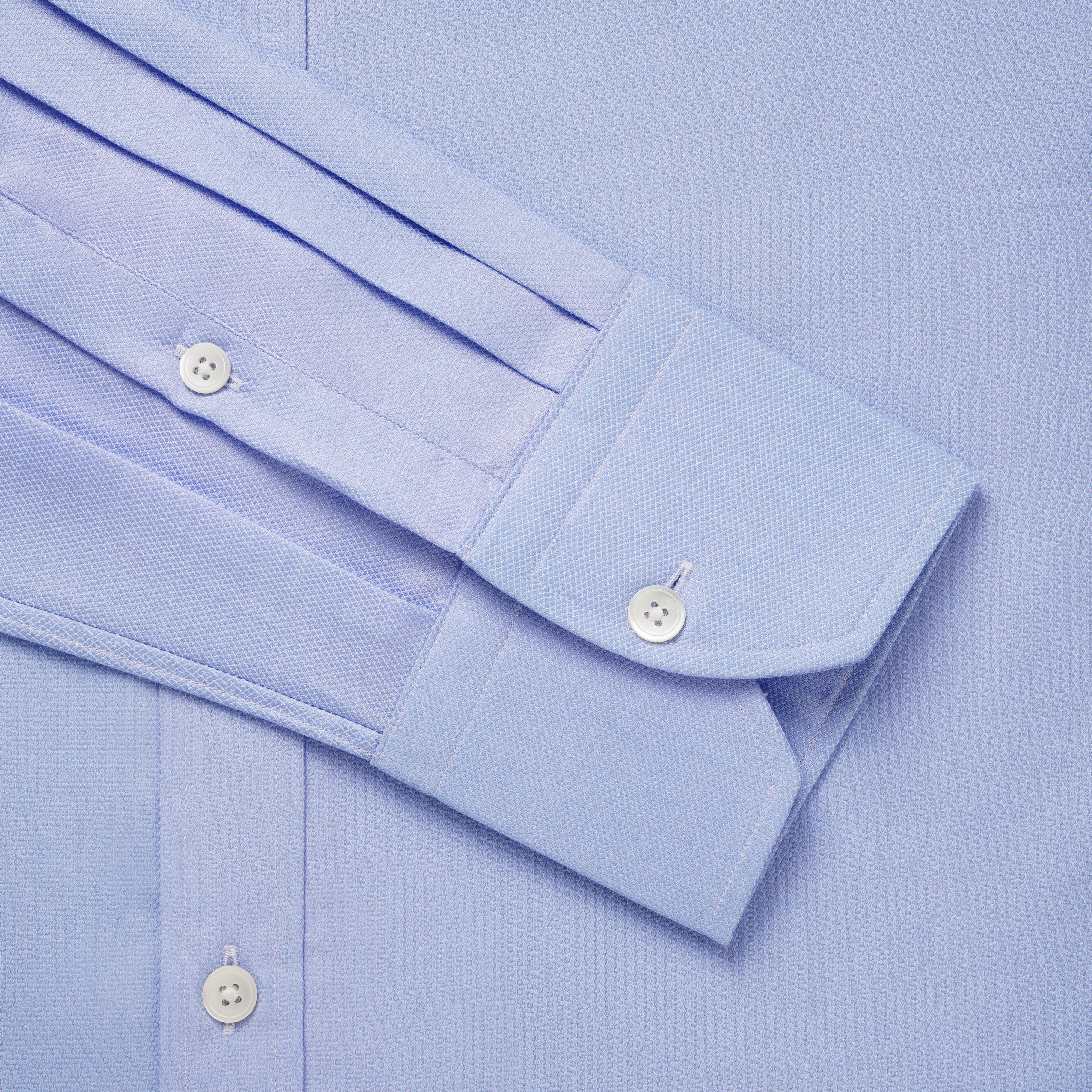 Thomas Pink Tailored Fit Formal Stretch Dimond Dobby Shirt-MALFORD OF LONDON SAVILE ROW MENSWEAR OUTLET